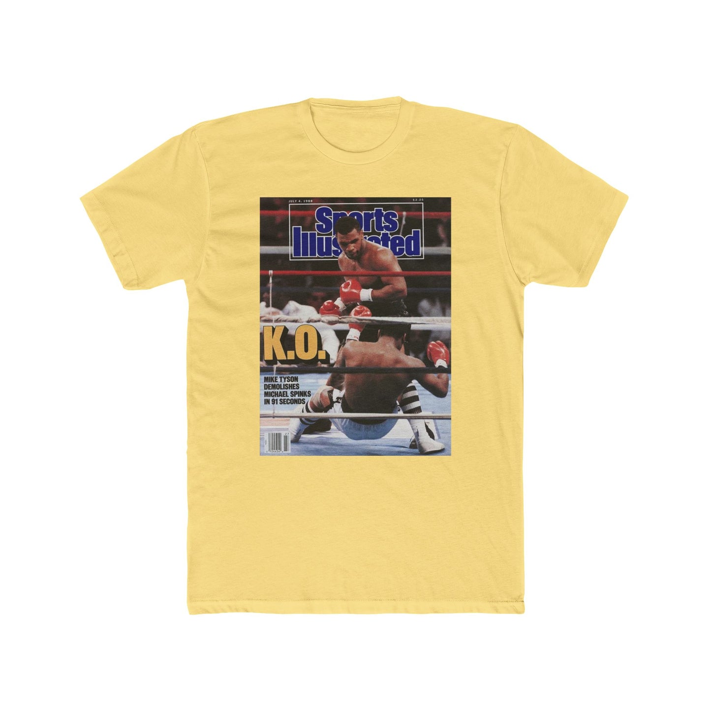 Mike Tyson Tshirt vintage New York  Men's Cotton Crew Tee boxing mma wrestling