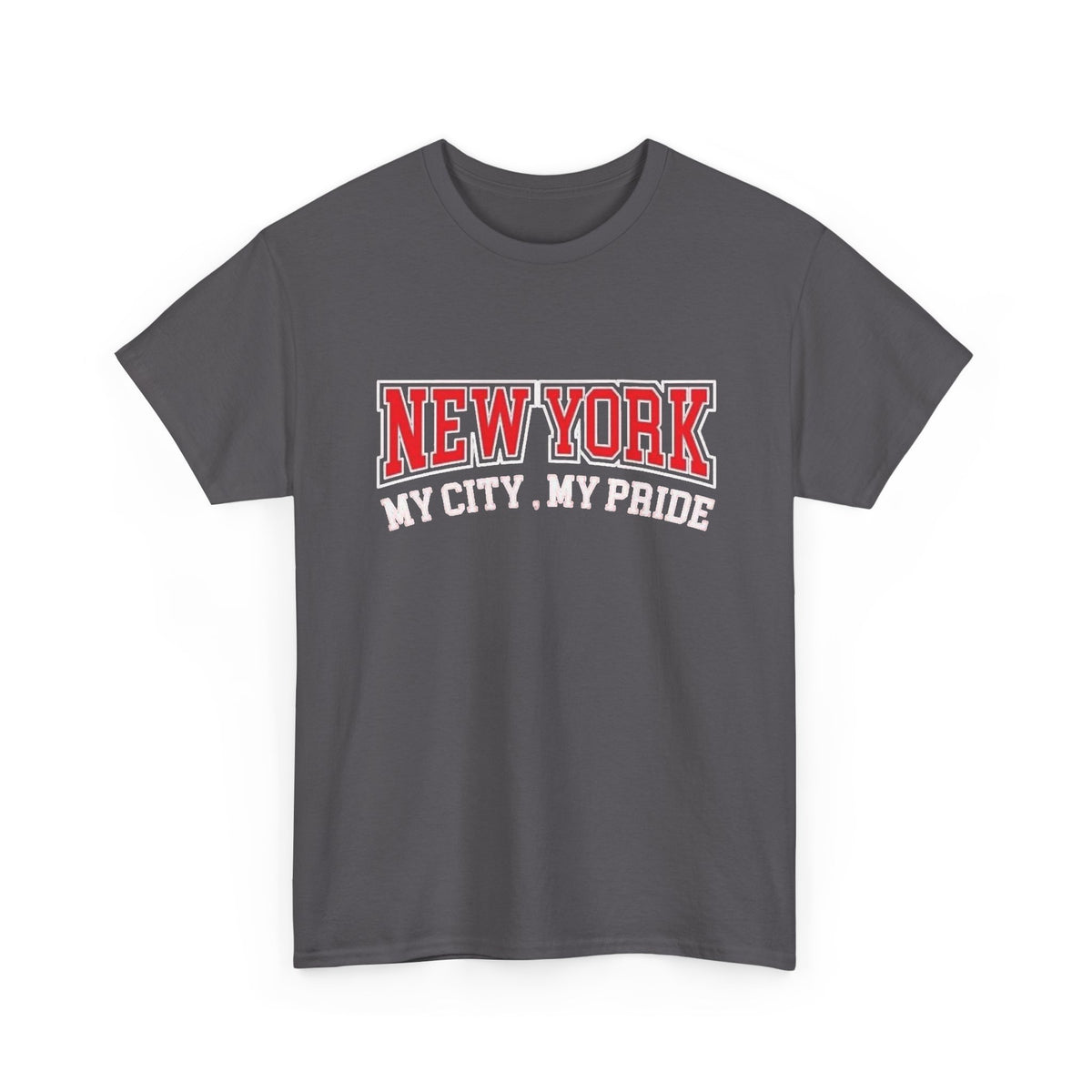 New York City My City My Pride Graphic T Shirt Men's Classic Heavy Cotton Tee