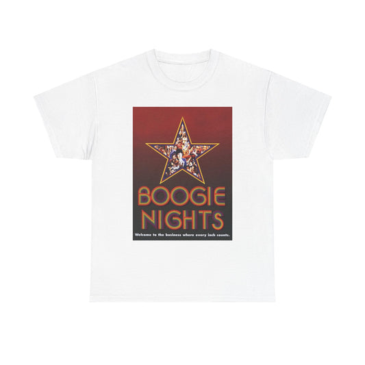 Boogie Nights T Shirt Vintage Movie Poster 90s Retro Unisex Heavy Cotton Tee