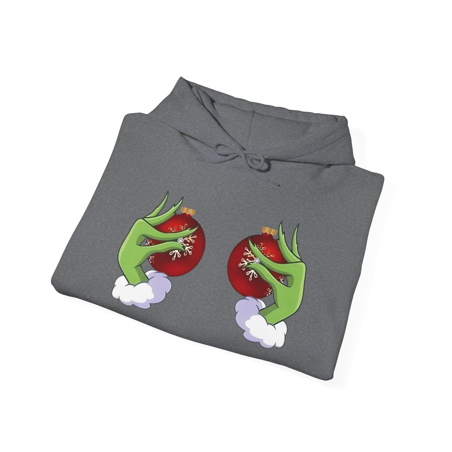 The Grinch Funny Graphic Hoodie Christmas Unisex Heavy Blend™ Hooded Sweatshirt