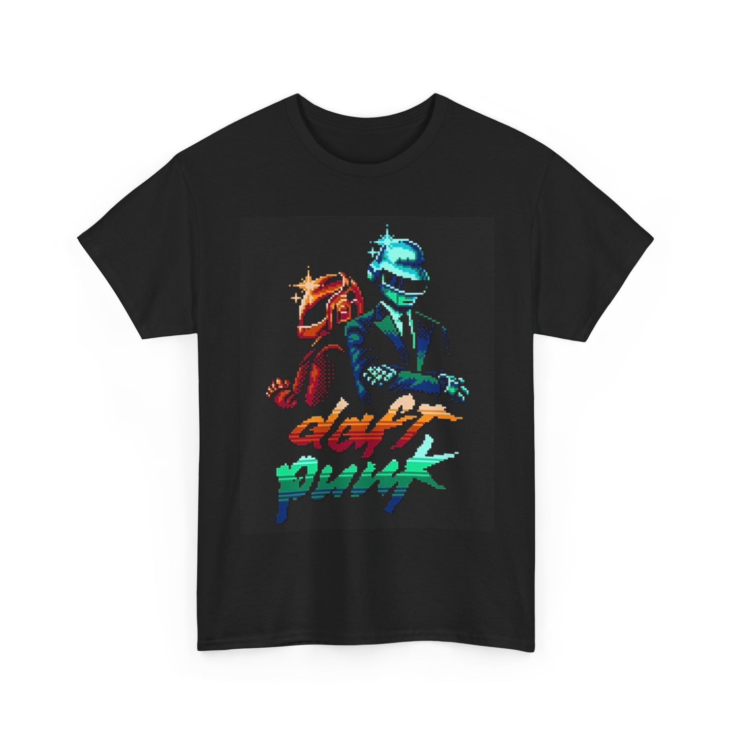 Daft Punk Graphic T Shirt Vintage Retro EDM Unisex Heavy Cotton Tee