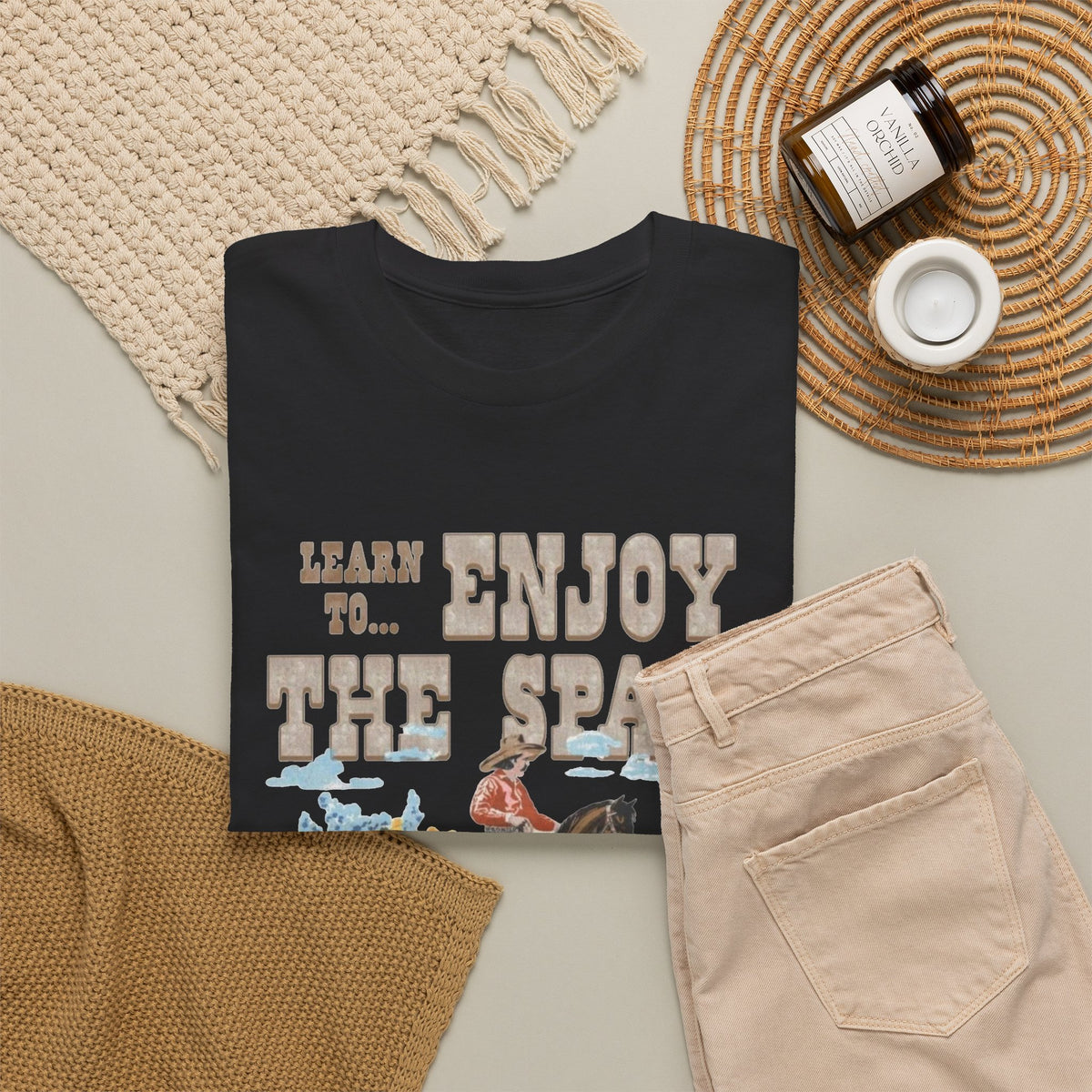 Horse Riding Floral Quote T-Shirt | Equestrian Graphic Tee Men's Graphic Tee