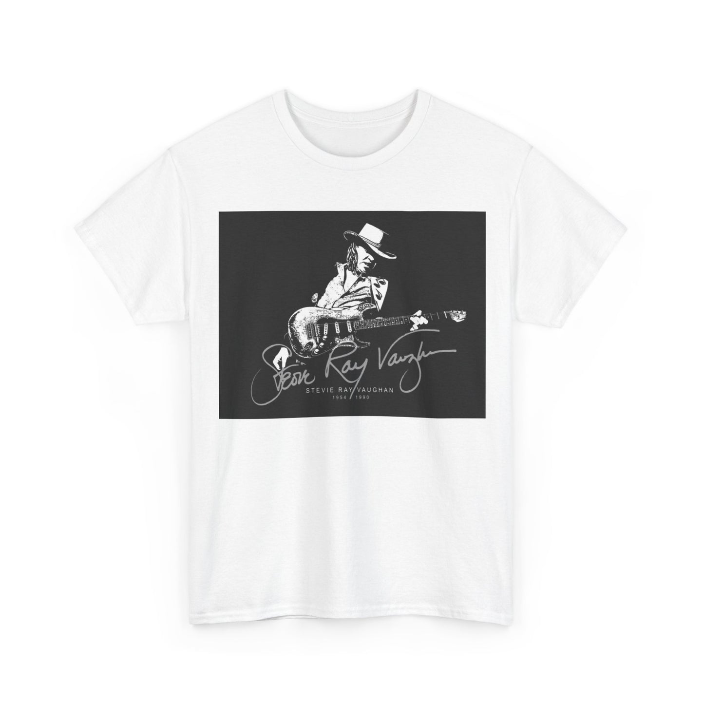 Stevie ray vaughn T-shirt Vintage retro rock album Unisex Heavy Cotton Tee