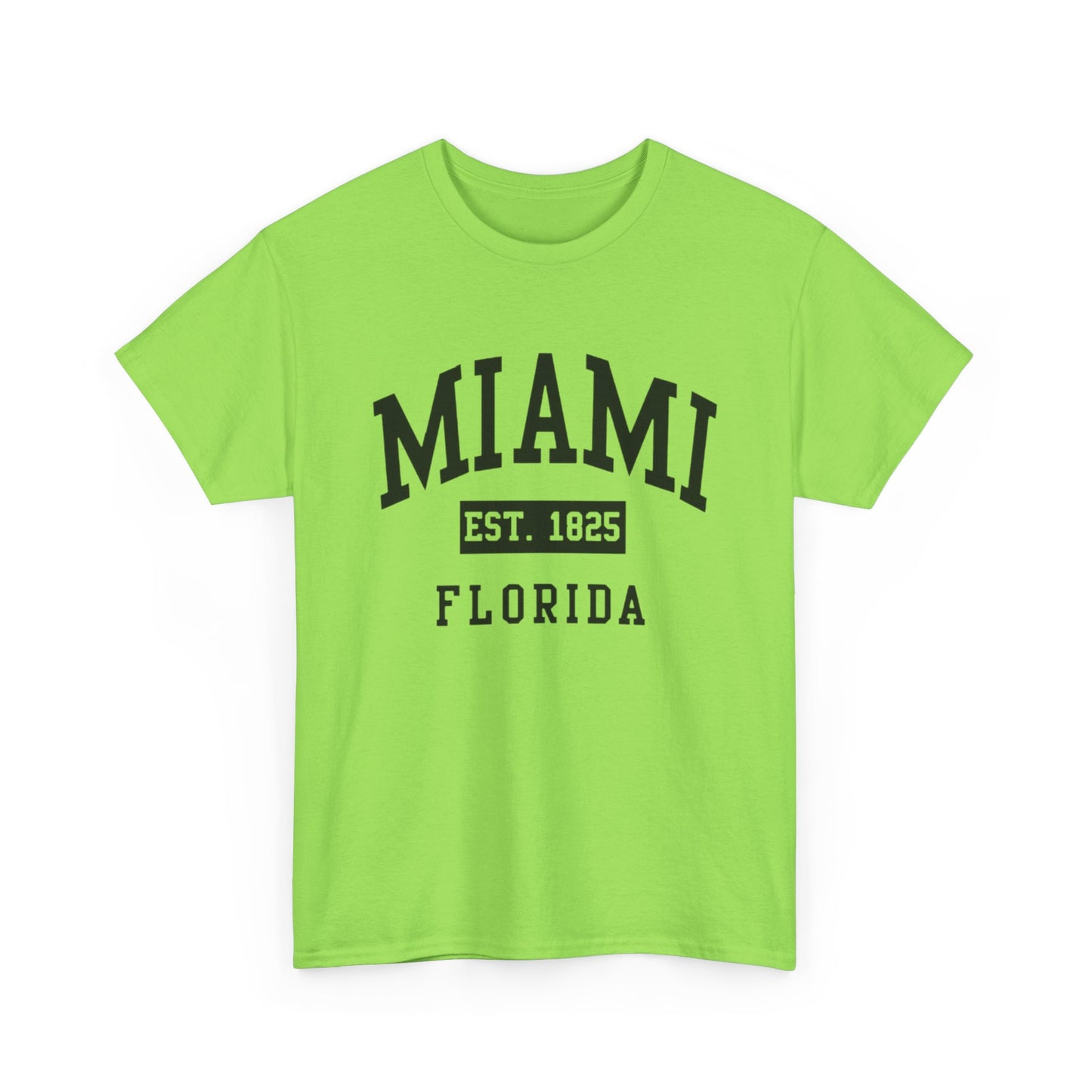 Miami Vintage Graphic T Shirt NEW Unisex Heavy Cotton Tee