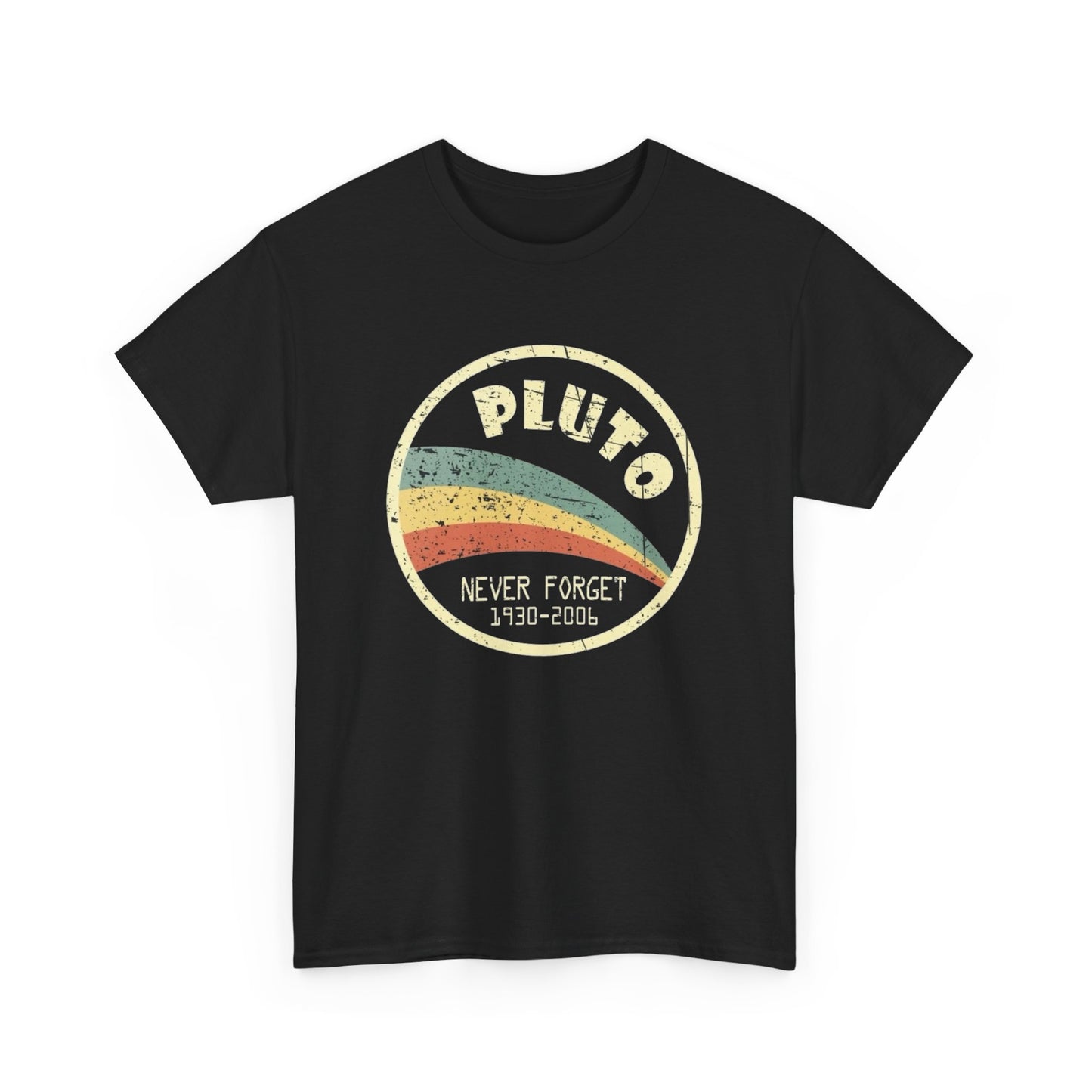 Planet Pluto Graphic T Shirt Unisex Heavy Cotton Tee