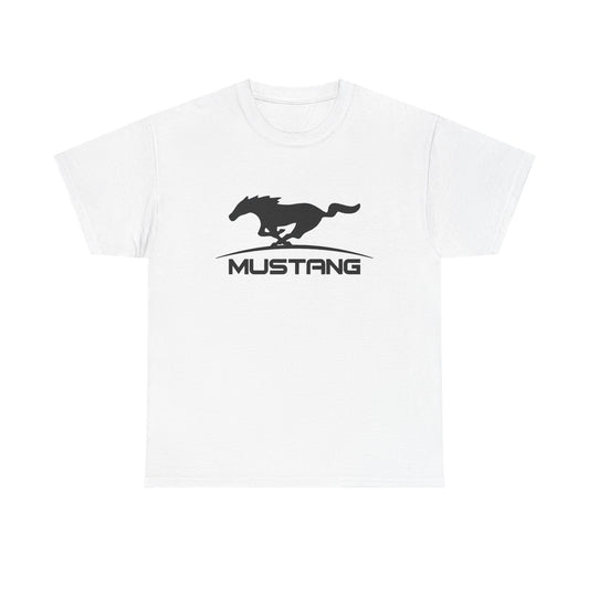 Mustang Muscle Car Graphic T Shirt Retro Ford Vintage Unisex Heavy Cotton Tee