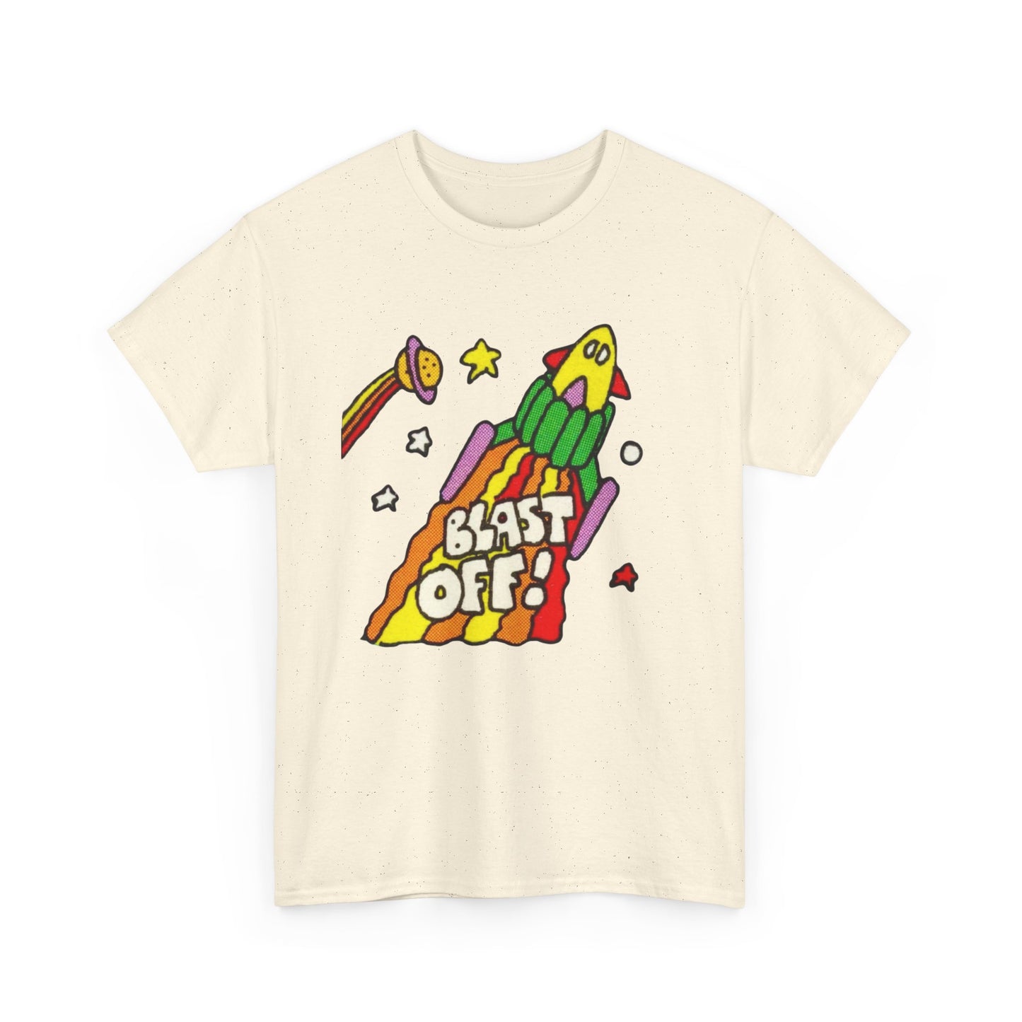 Its Time To Blast Off Vintage 90's Graphic T Shirt Unisex Heavy Cotton Tee