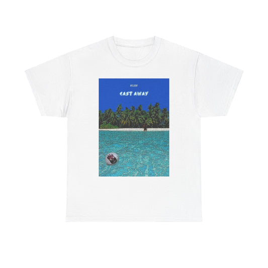Cast Away Wilson Funny Retro Graphic T Shirt NEW Unisex Heavy Cotton Tee