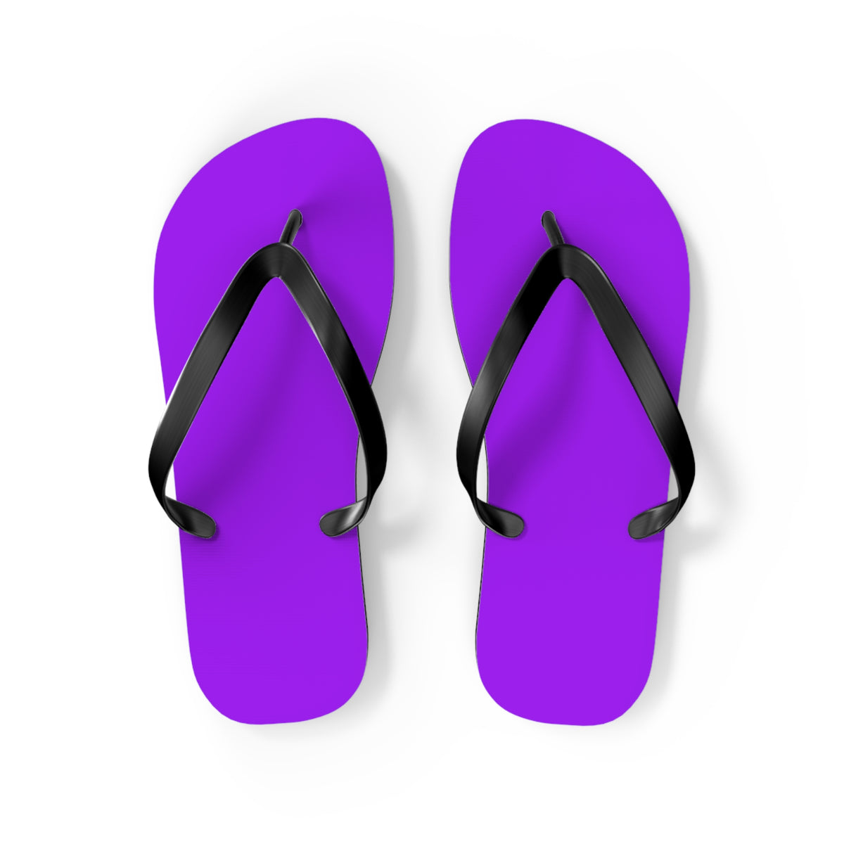Neon Purple Flip Flops, Sandals Slides, Summer Footwear, Brand New