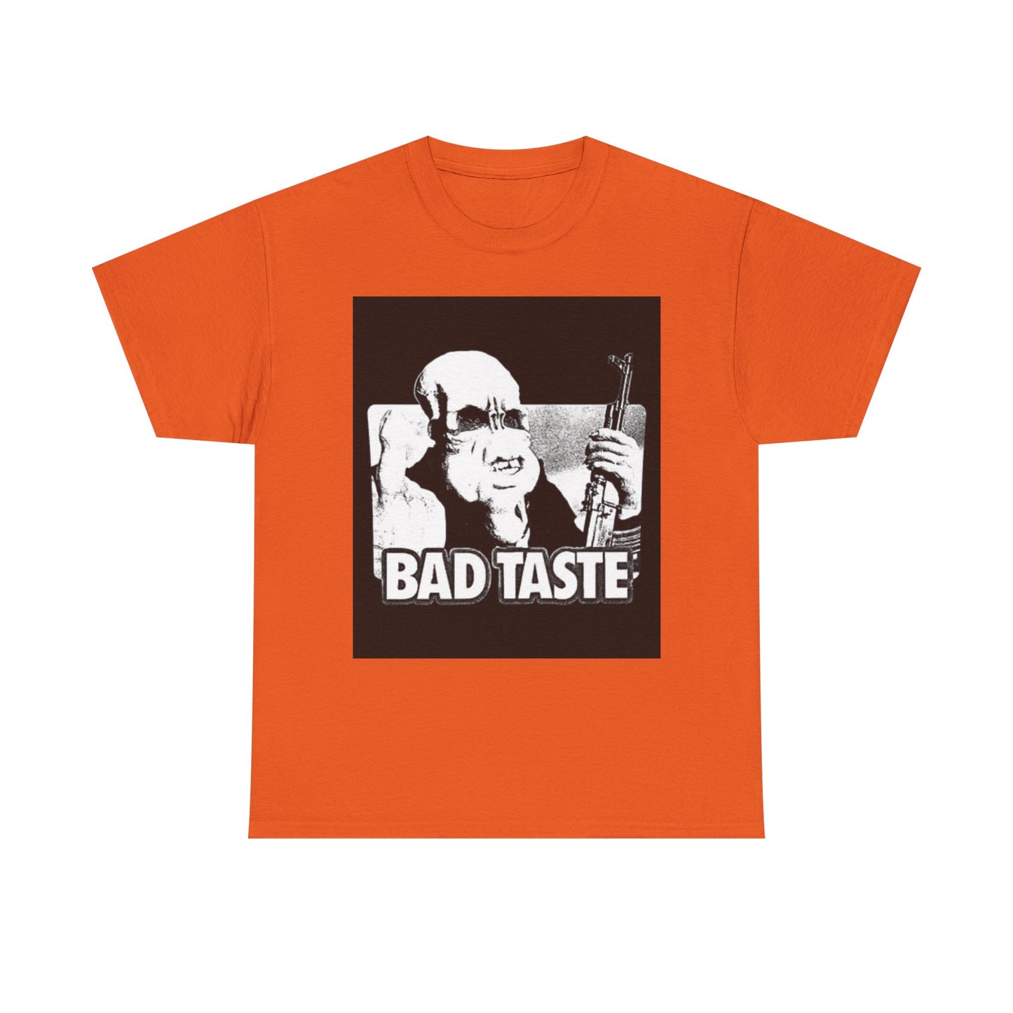 Bad Taste Poster Shirt Retro Graphic Art Unisex Heavy Cotton Tee