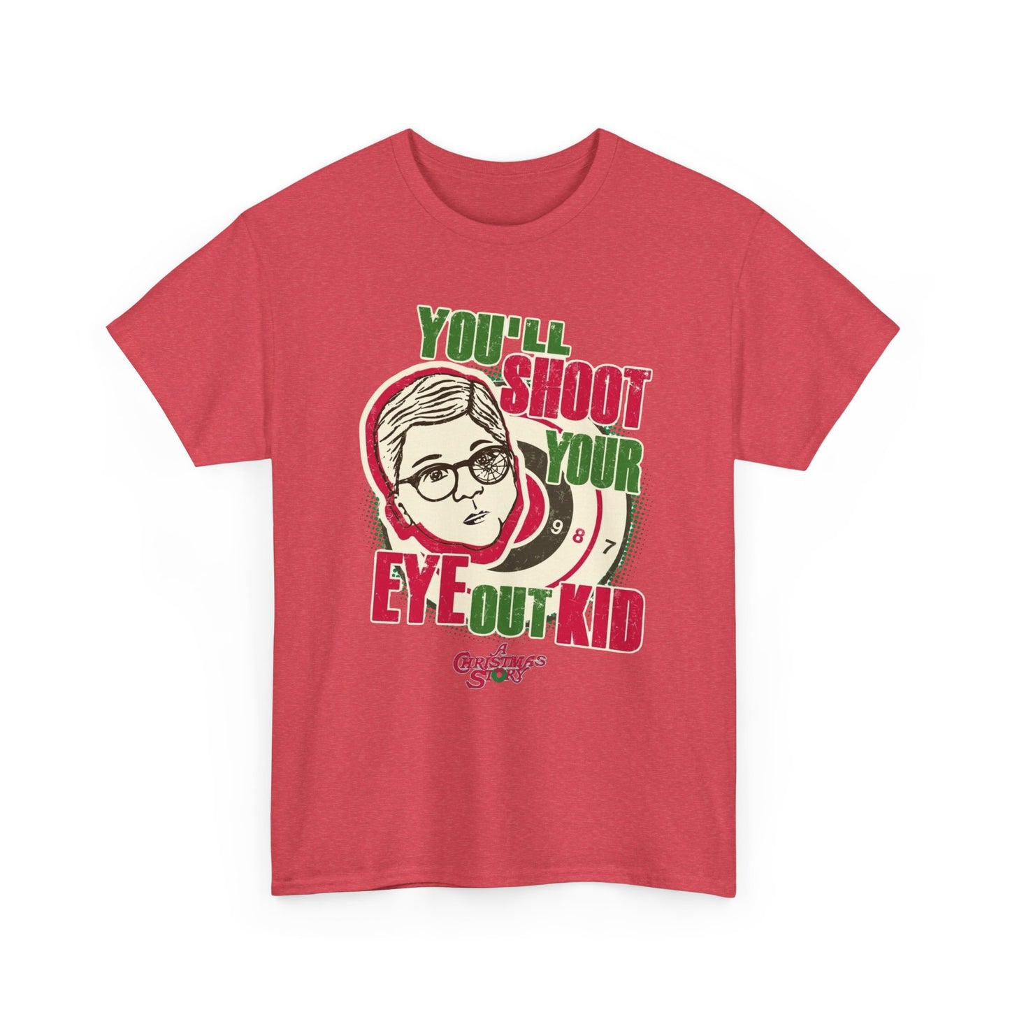 A Christmas Story Funny Retro Graphic T Shirt NEW Unisex Heavy Cotton Tee