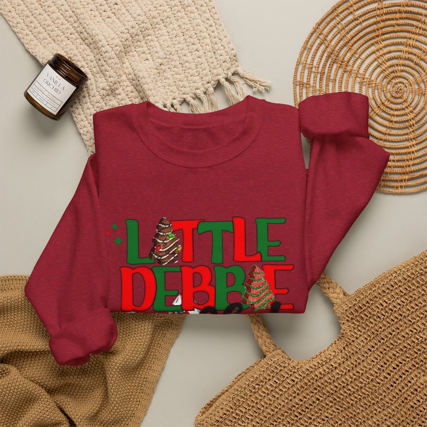 Little Debbie Slut Funny Christmas Sweater NEW Heavy Blend™ Crewneck Sweatshirt