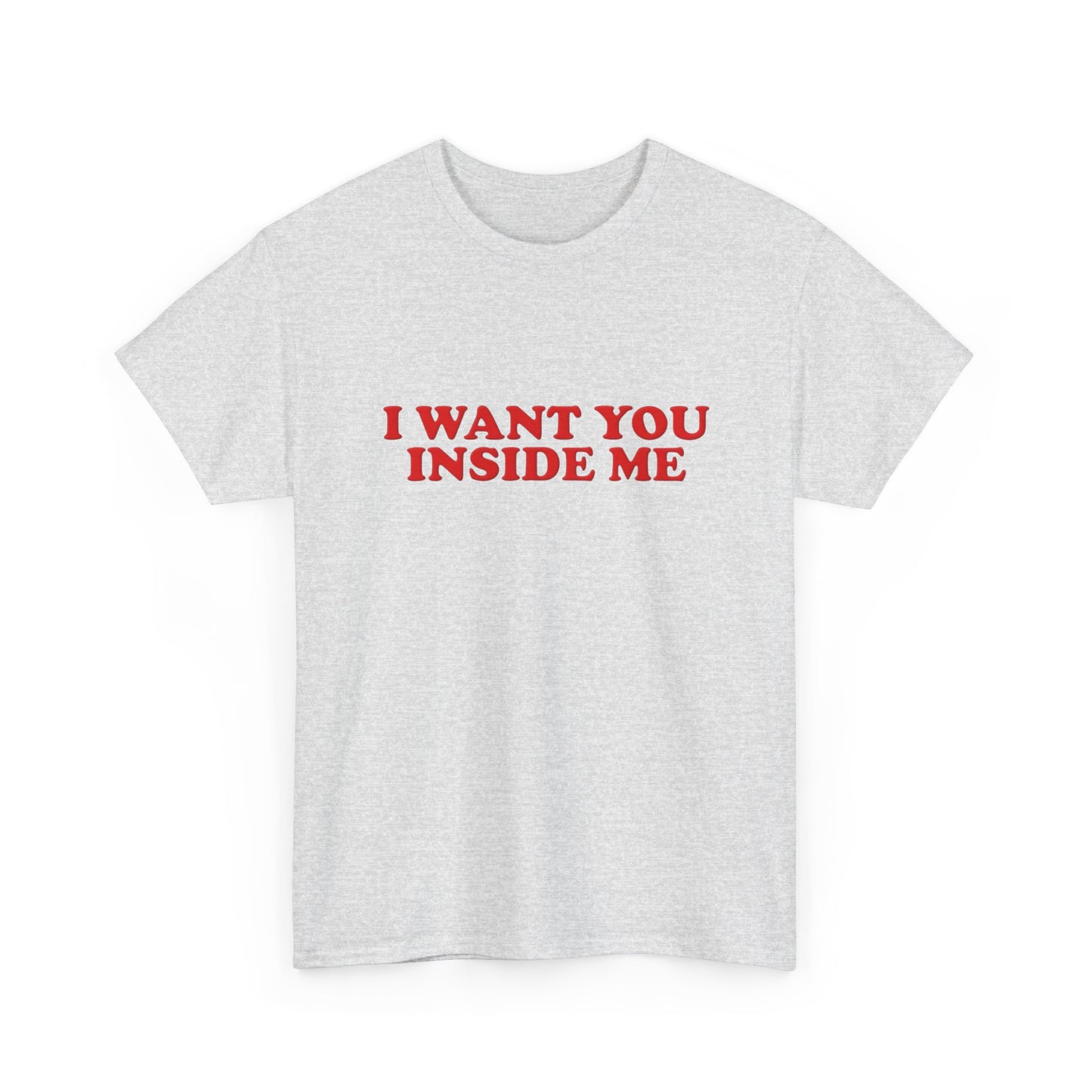 I Want You Inside Me Funny Sex Humor Graphic T Shirt NEW Unisex Heavy Cotton Tee