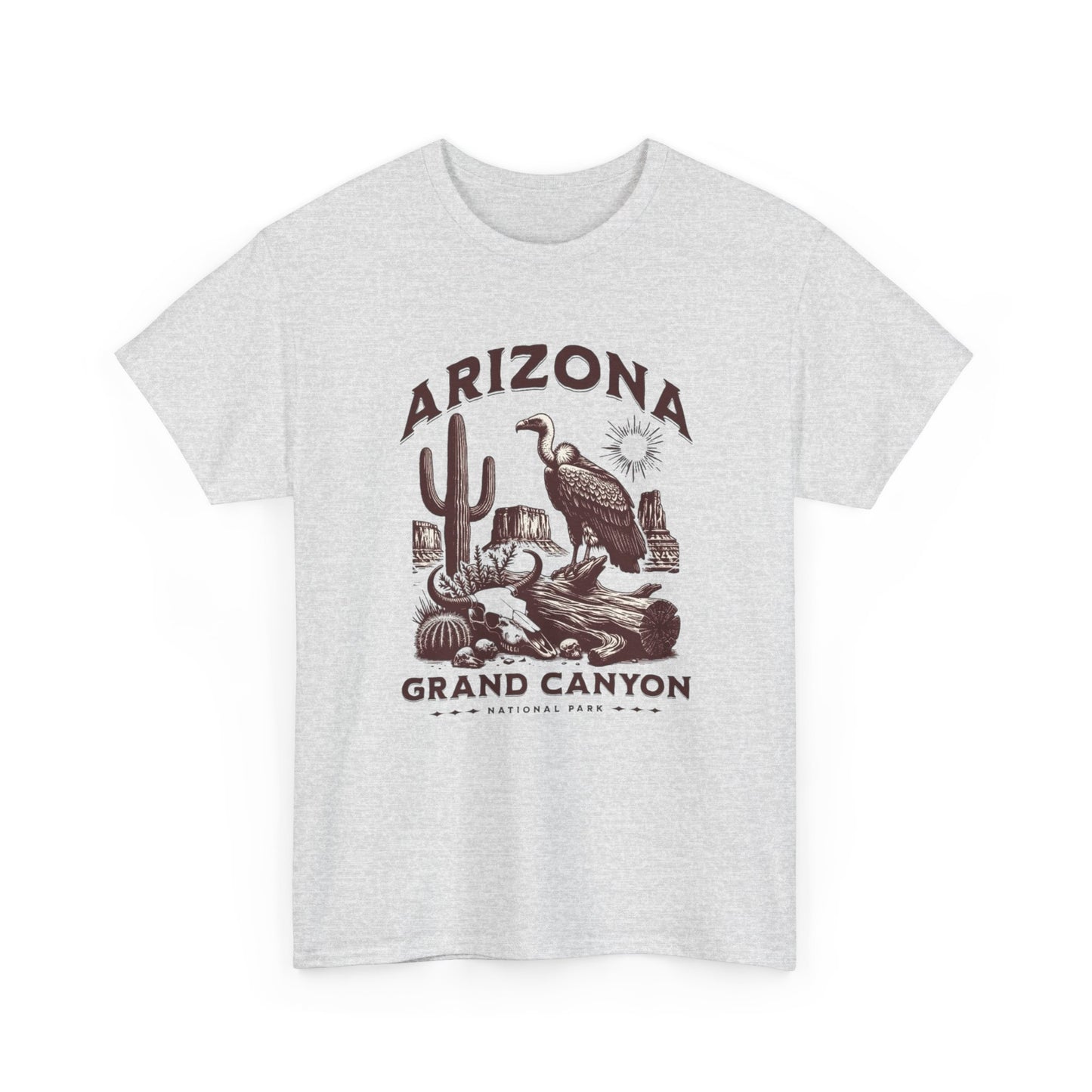 Arizona Grand Canyon Graphic T Shirt Unisex Heavy Cotton Tee