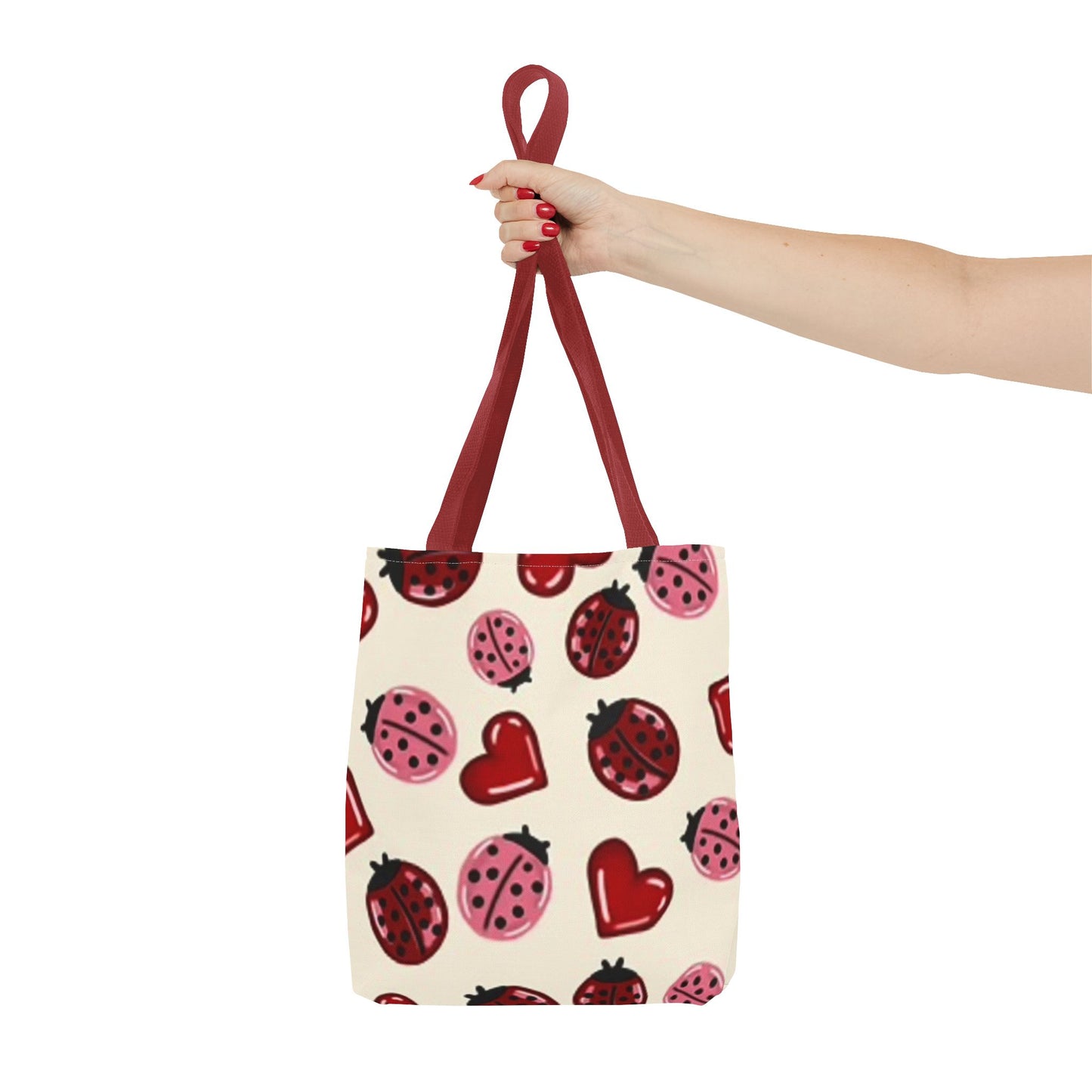 Ladybug Hearts All Over Print BRAND NEW Purse - Pocketbook - Travel Tote Bag