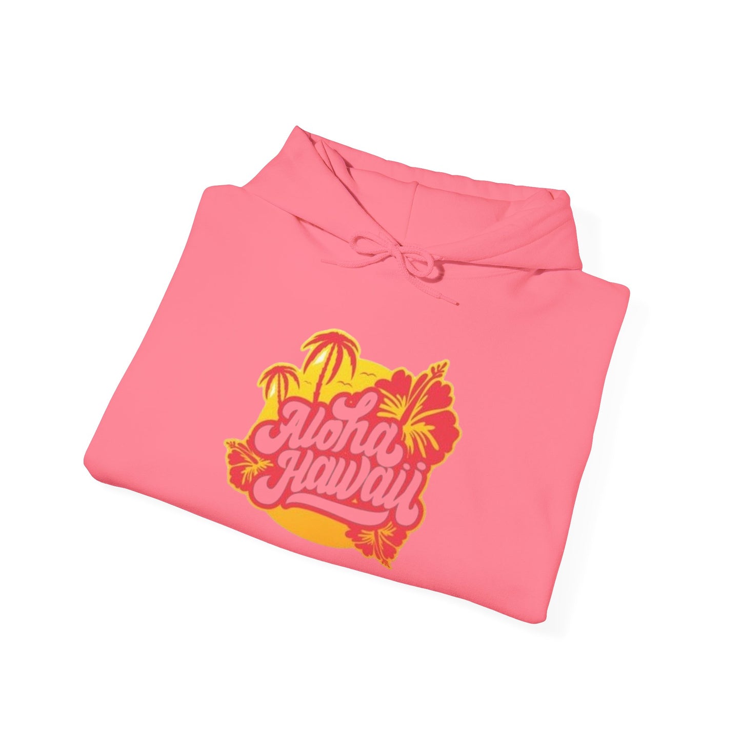 Aloha Hawaii Graphic Hoodie Unisex Heavy Blend™ Hooded Sweatshirt