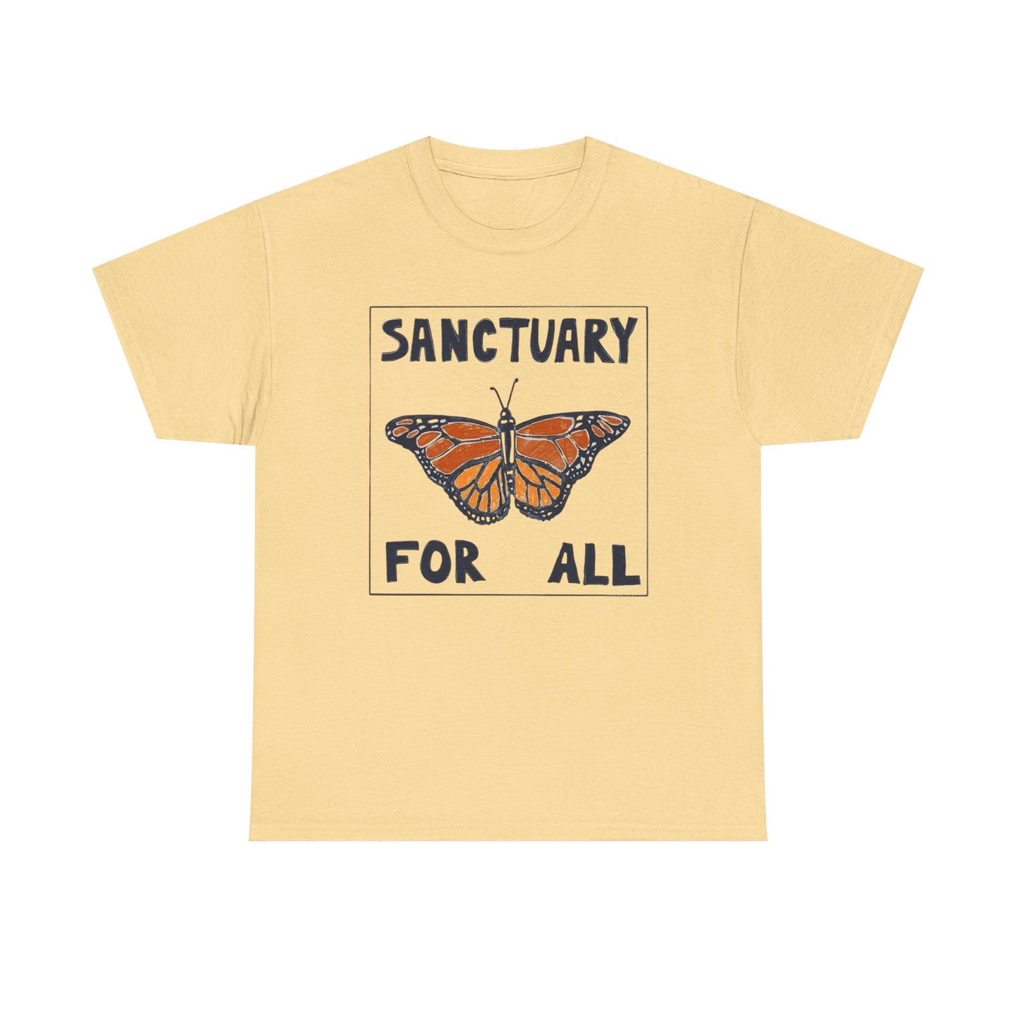 Sanctuary For All Graphic T Shirt NEW ADULT Unisex Heavy Cotton Tee