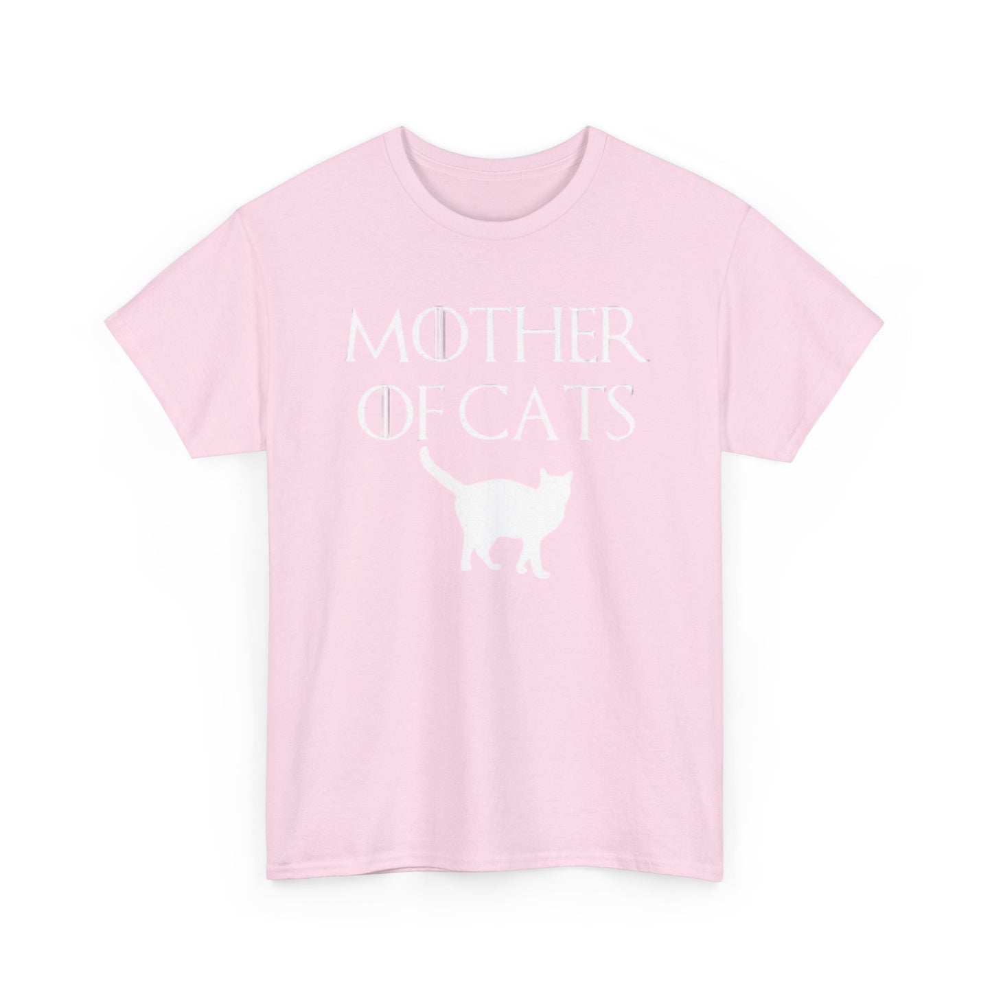 Mother Of Cats Funny Graphic T Shirt Cat Lover Kittens Unisex Heavy Cotton Tee