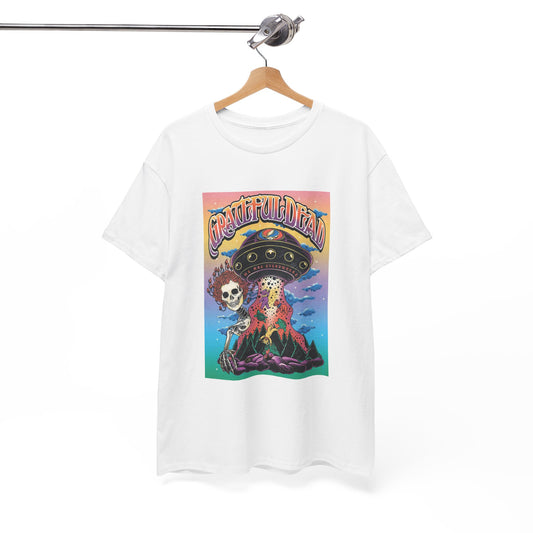 Grateful Dead Tshirt Vintage Poster Jerry Garcia The Dead Unisex Heavy Cotton
