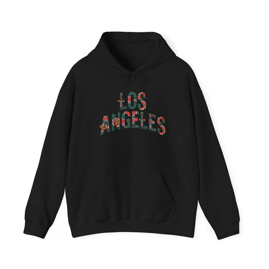 Los Angeles Tattoo Graphic Hoodie NEW ADULT Unisex Heavy Blend Hooded Sweatshirt