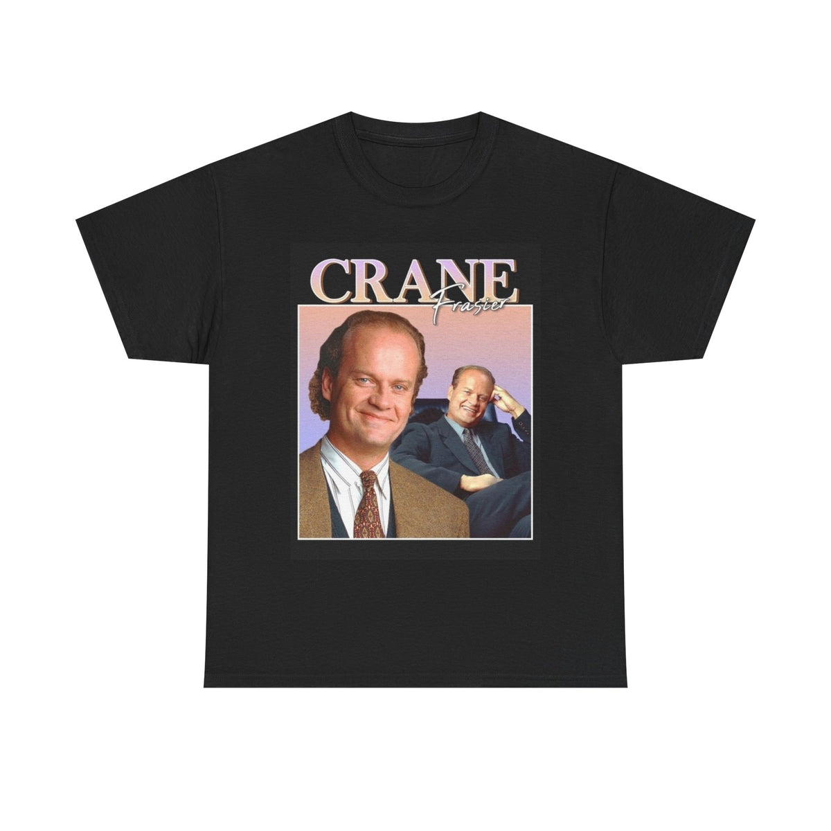 Crane Frasier Tshirt Vintage Tv Series Retro Comedy Unisex Heavy Cotton Tee