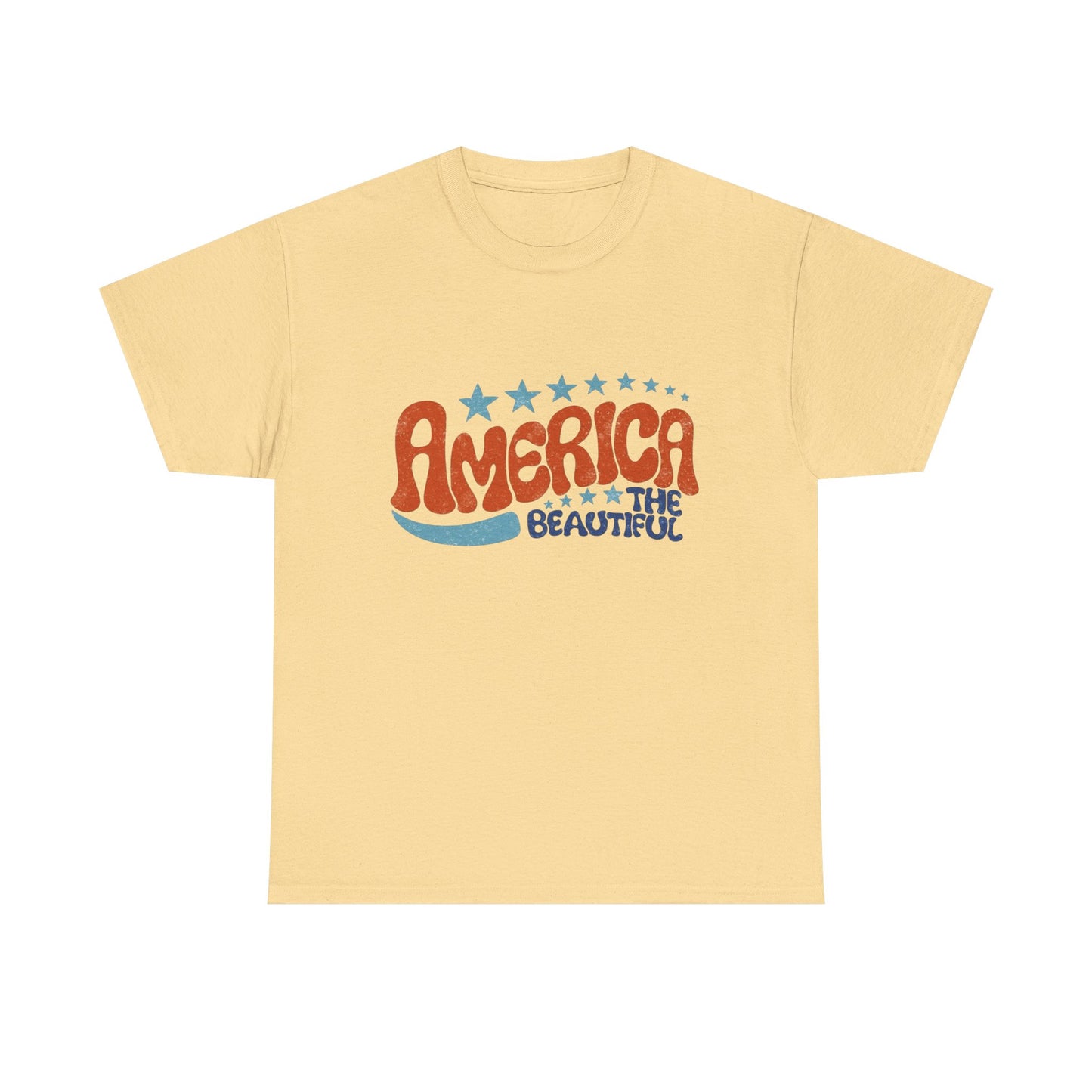 America The Beautiful Graphic T Shirt Adult New Tee