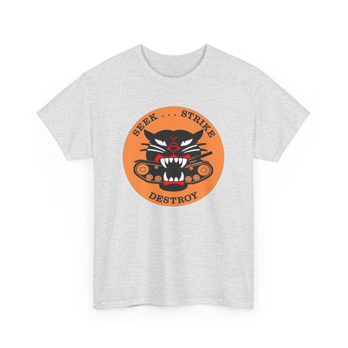Seek Strike Destroy Graphic T Shirt NEW Unisex Heavy Cotton Tee