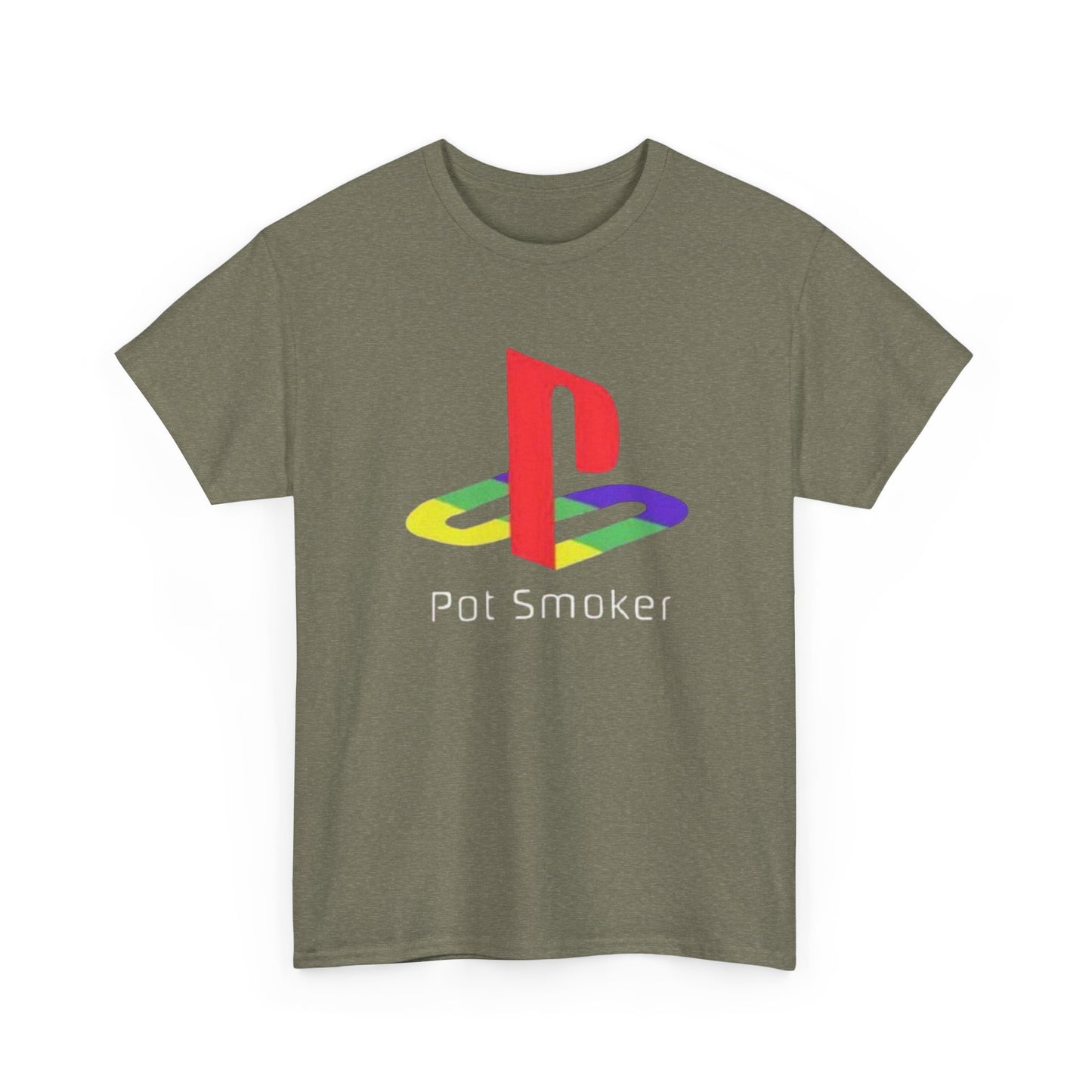 Pot Smoker Funny Gaming Humor Graphic T Shirt S-5XL Unisex Cotton