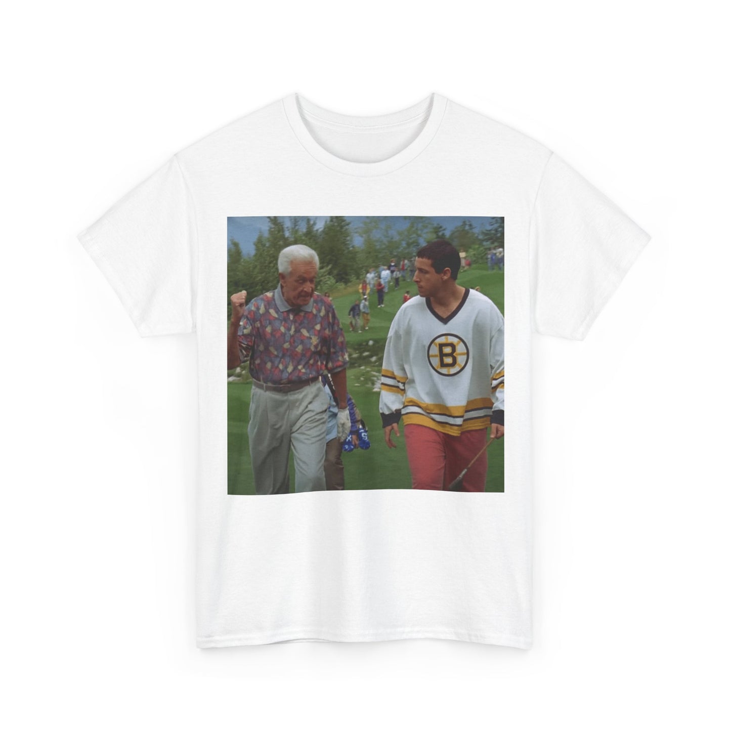 Adam Sandler T-shirt vintage golf bob barker happy Gilmore Unisex Heavy Cotton