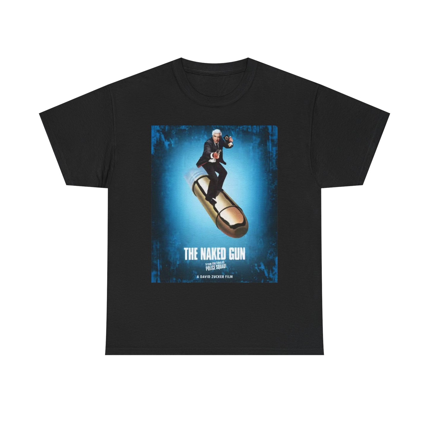 The Naked Gun T Shirt BRAND NEW Apparel Unisex Heavy Cotton Tee