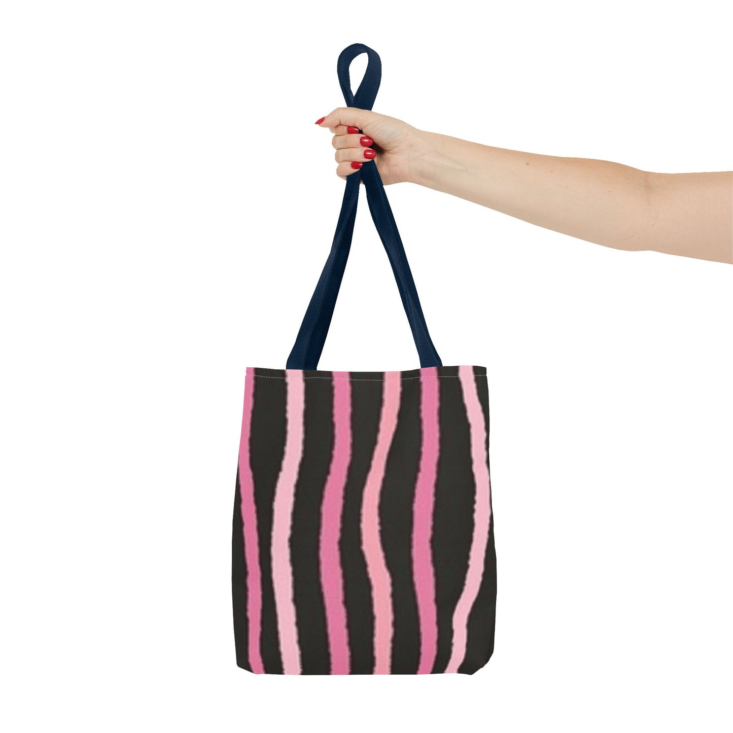 Pink Stripes BRAND NEW Modern Purse - Pocketbook - Travel Tote Bag (AOP)