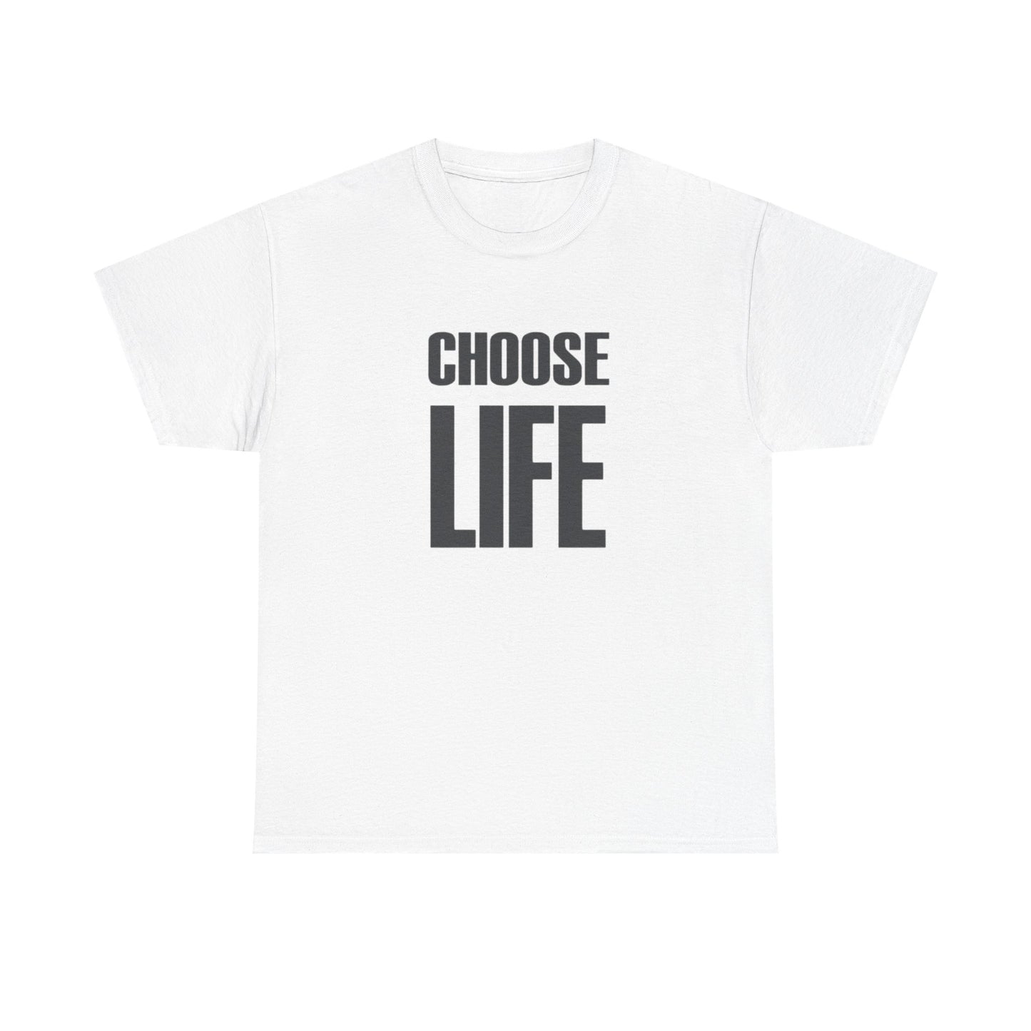 Choose Life Graphic T Shirt NEW Adult Cotton