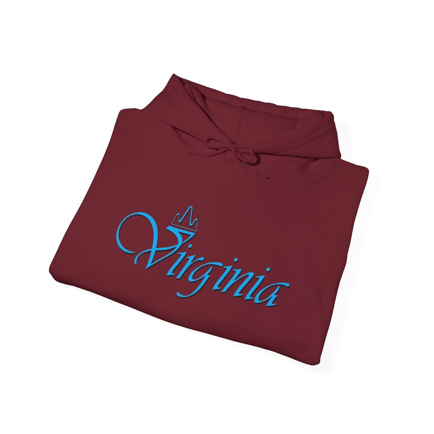 Virginia State Graphic Hoodie's Unisex Heavy Blend™ Hooded Sweatshirt