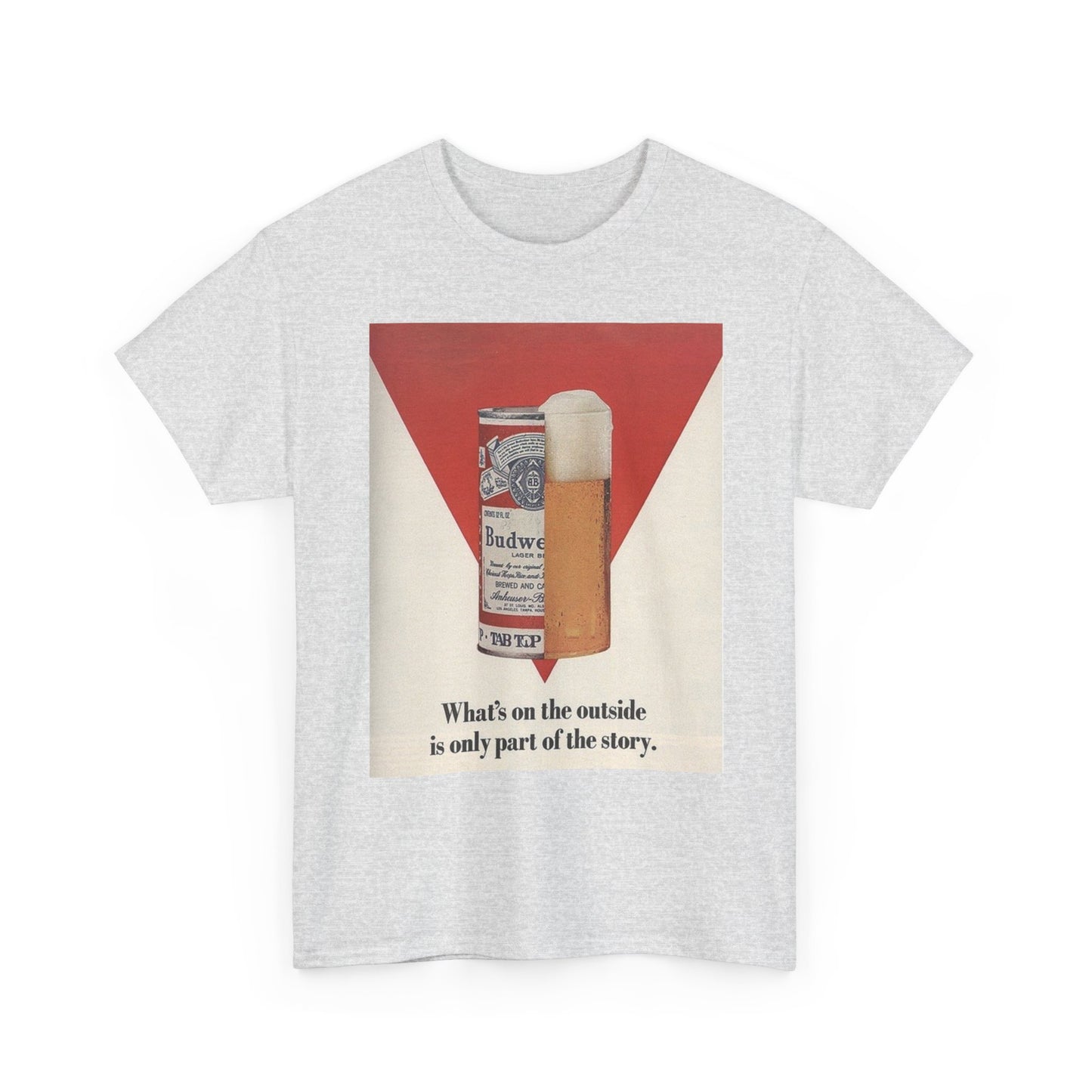 Bud Poster Vintage Retro 80s T Shirt Unisex Heavy Cotton Tee Gift