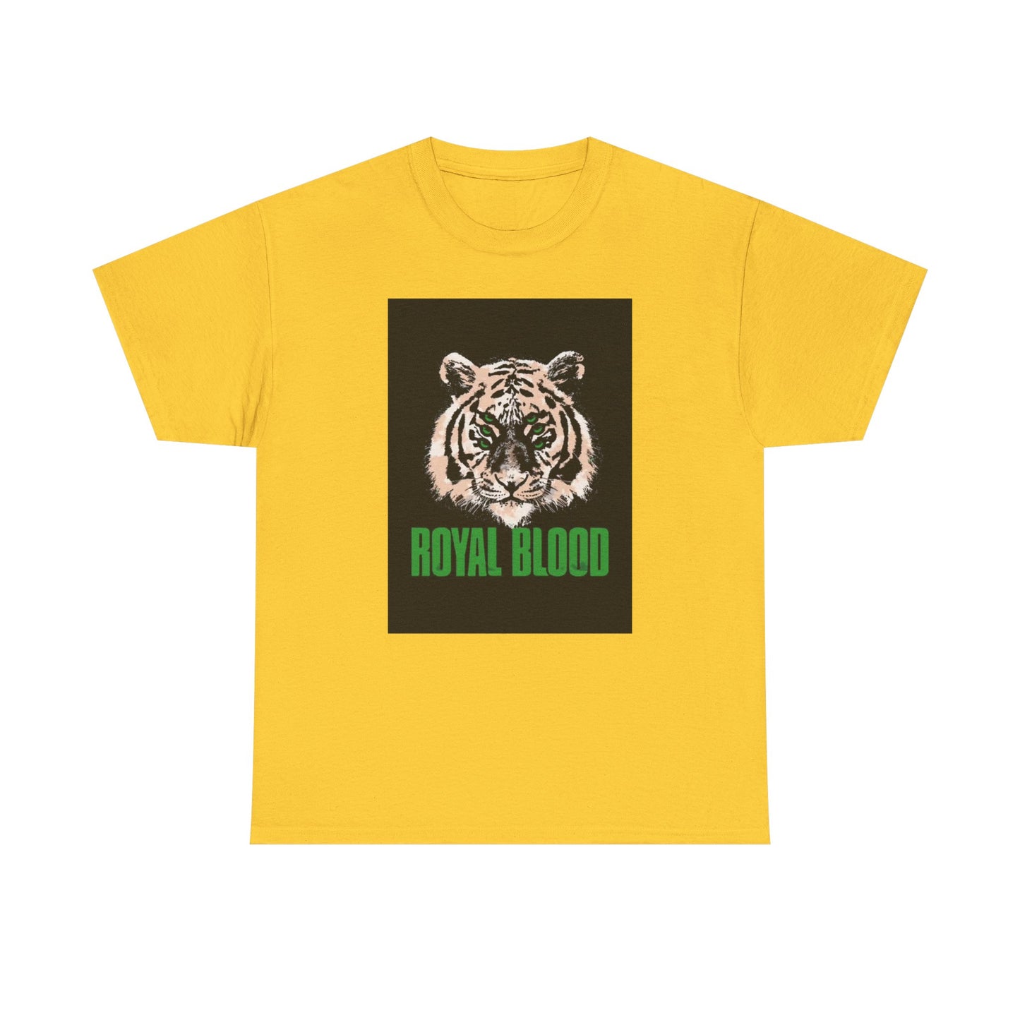 Royal Blood Tshirt Rock band Graphic Tiger Unisex Heavy Cotton Tee Vintage art