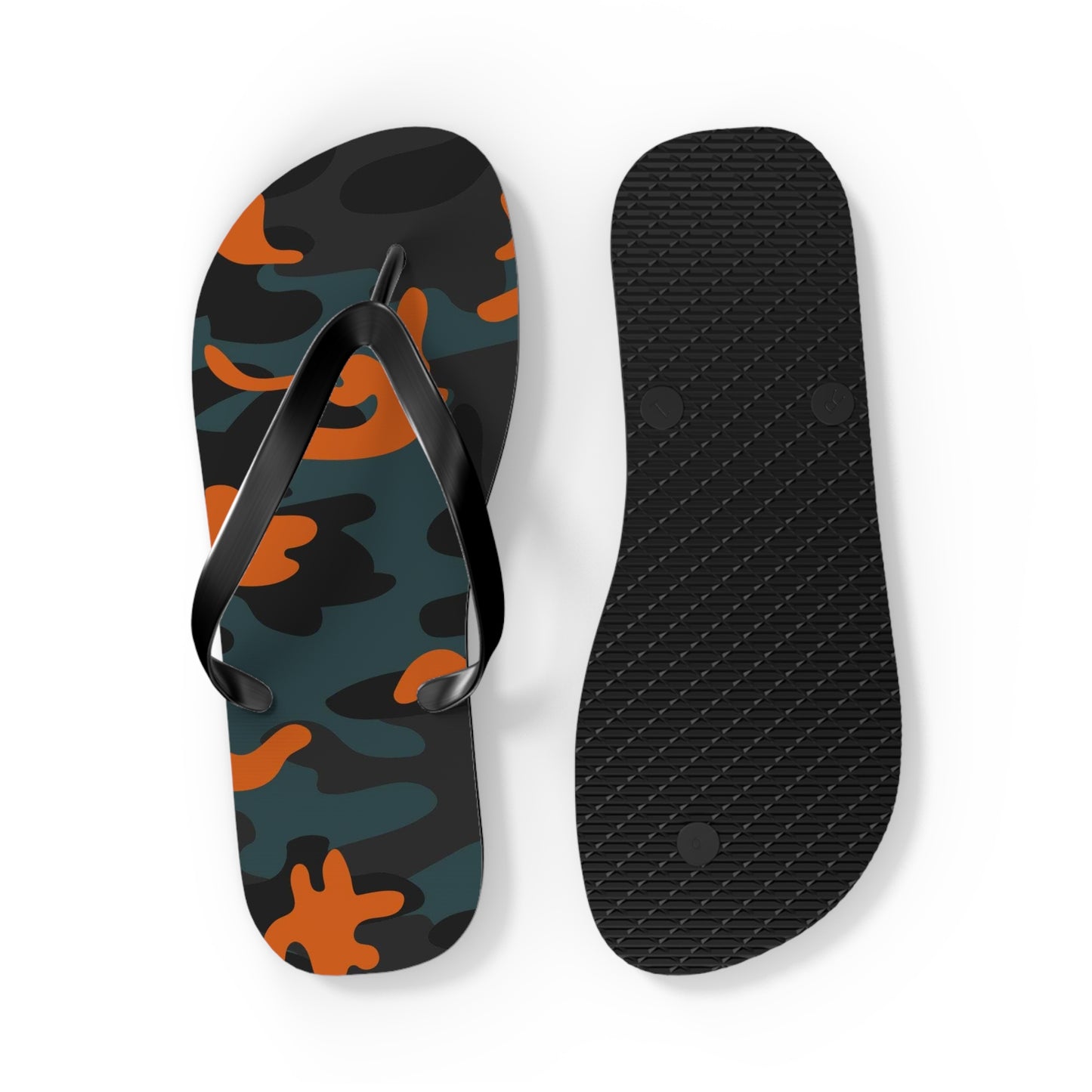 Waves And Sun Sandals Camo Print Summer Flip Flops Slides BRAND NEW