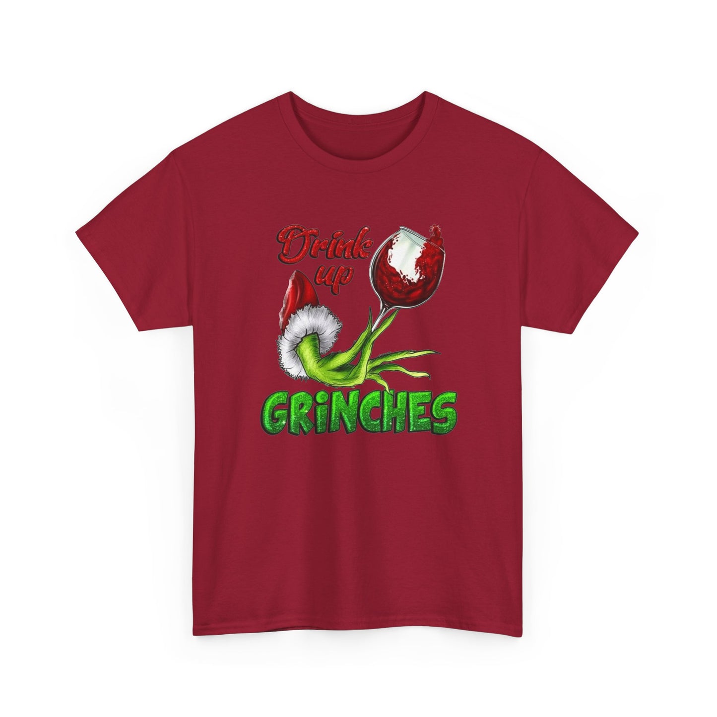 Drink Up Grinch's Christmas Graphic T Shirt NEW ADULT
