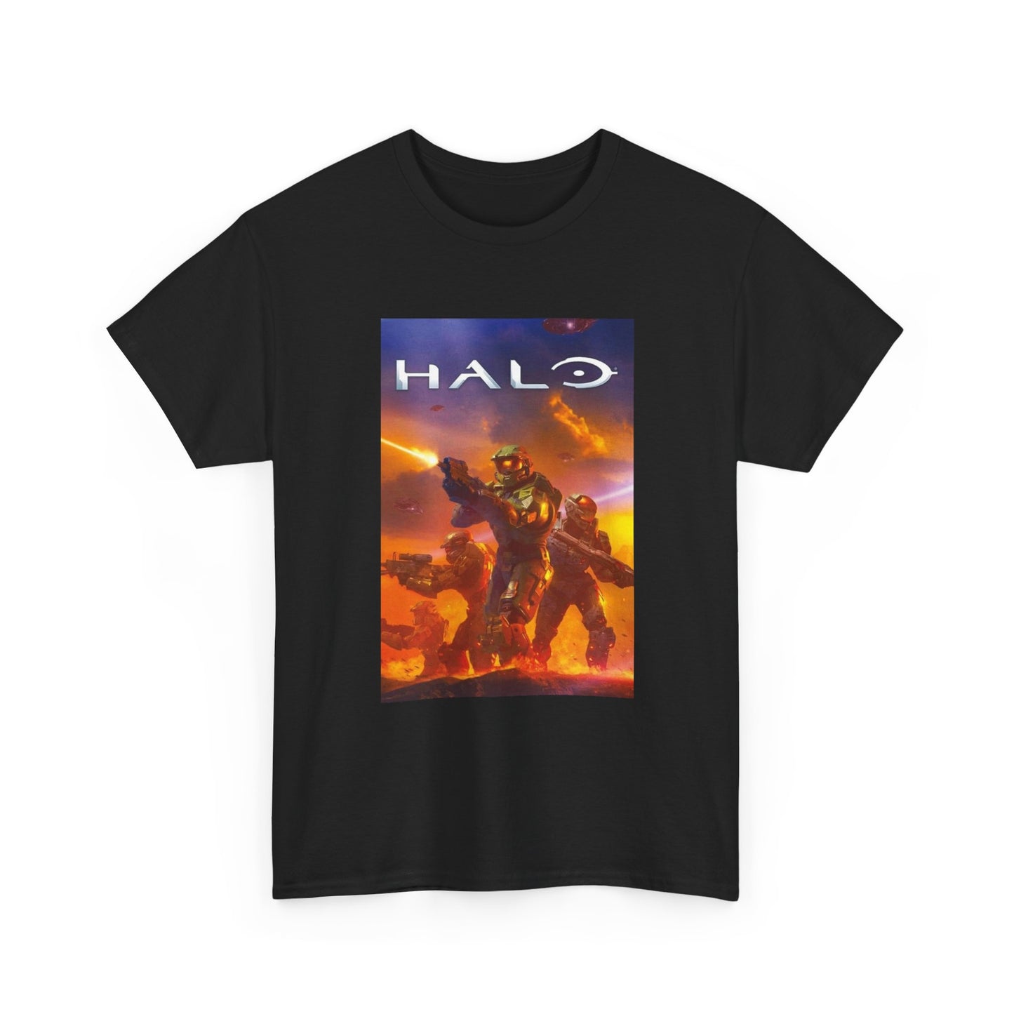 Halo Gaming Tshirt Vintage Xbox Call of Duty Master Chief Graphic Unisex Heavy 2