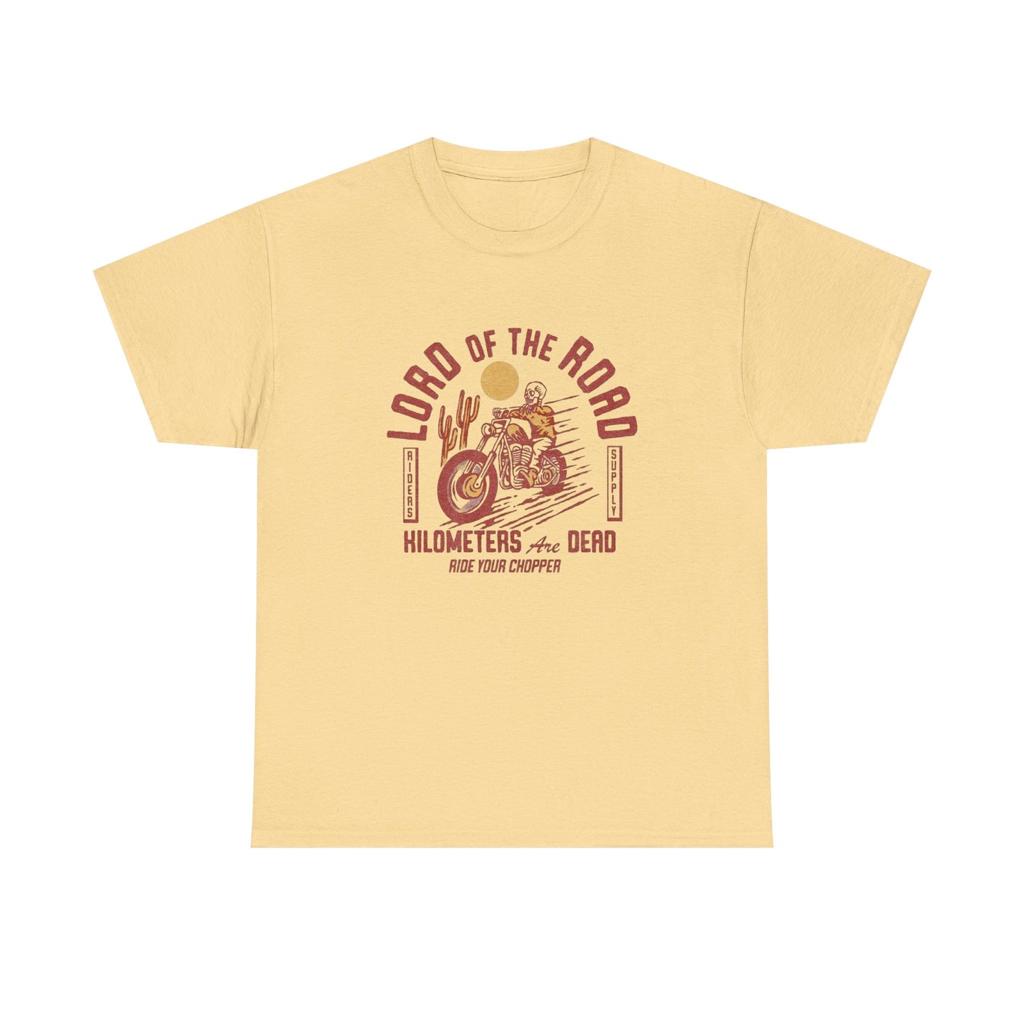 Lord Of The Road Motorcycles Graphic T Shirt Unisex Heavy Cotton Tee