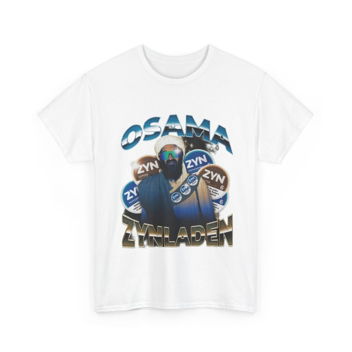ZYN Tshirt Osoma Zynladen Tucker carlson Unisex Heavy Cotton Tee Funny Gillis