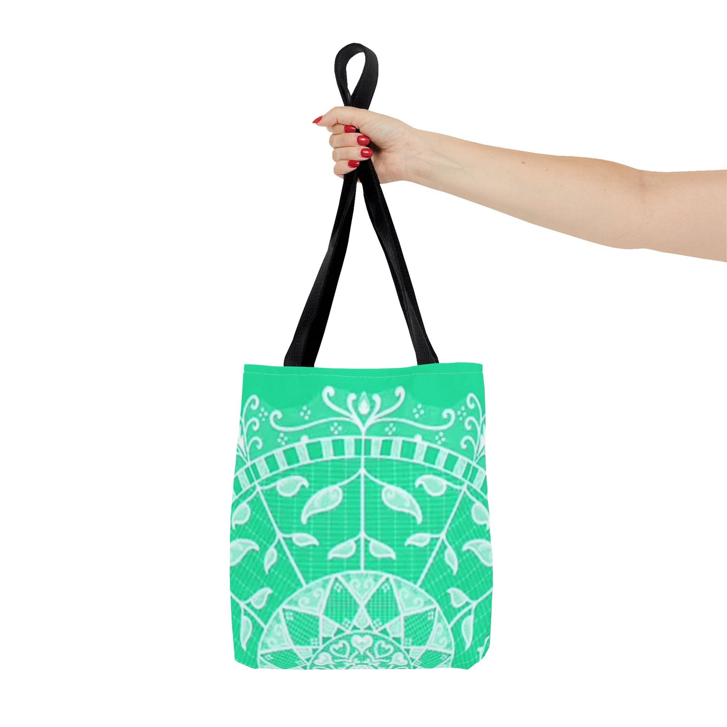 Light Green And White Multi Color BRAND NEW MODERN Tote Bag (AOP)