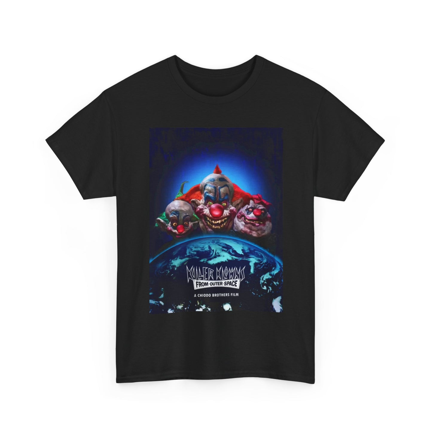 Killer Clowns from outer space Tshirt Retro Movie Poster Unisex Heavy Cotton Tee