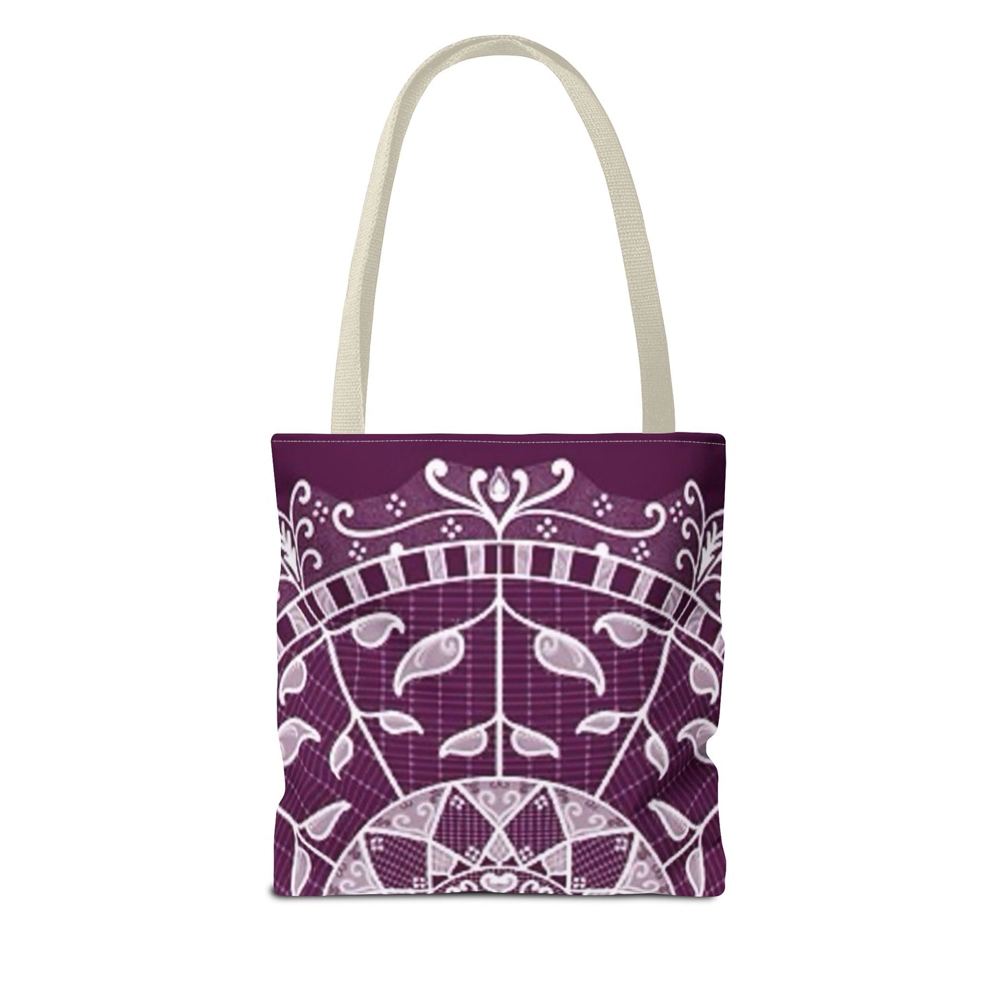Purple And White Multi Color BRAND NEW MODERN Tote Bag (AOP)