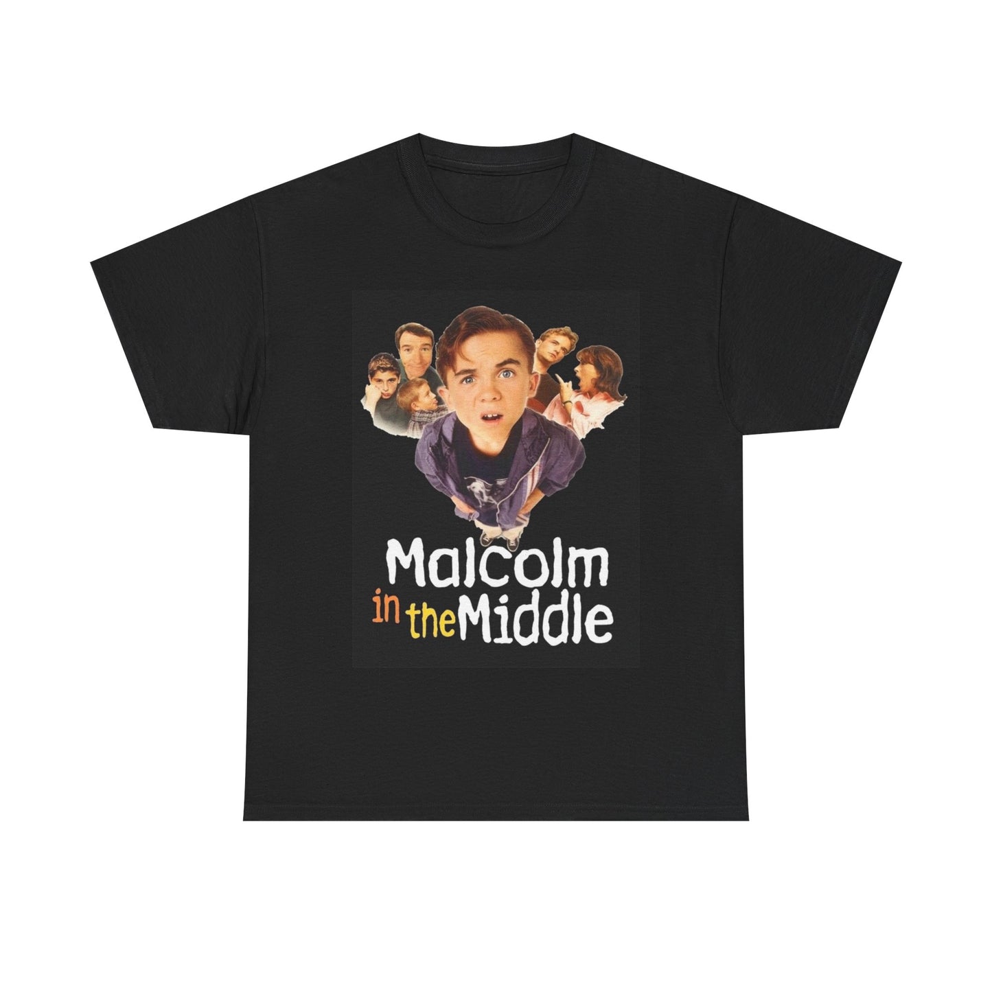Malcom In The Middle T Shirt Retro Tv Show Unisex Heavy Cotton Tee