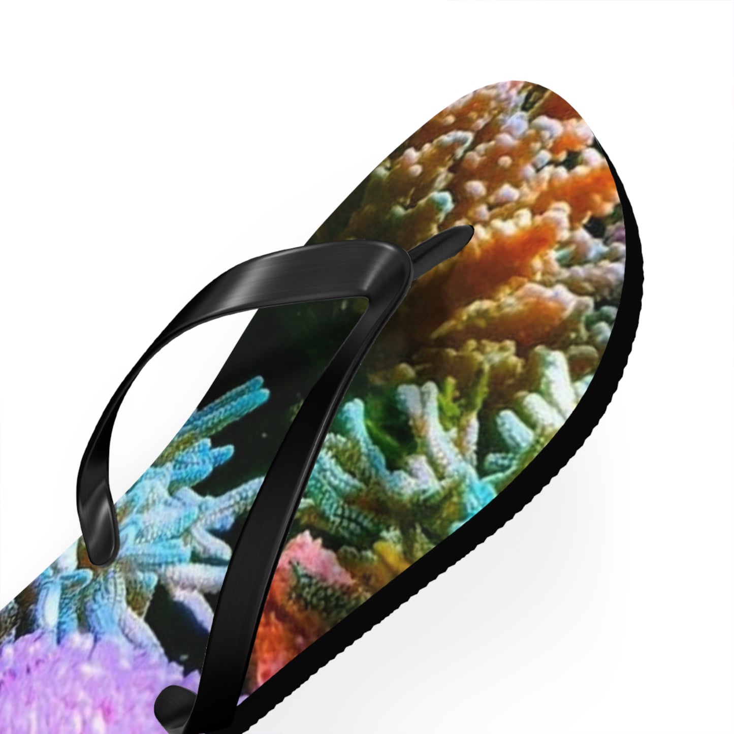 Coral Reef Summer Sandals, Beach Shoes, Vacation Flip Flops, Pool Slides