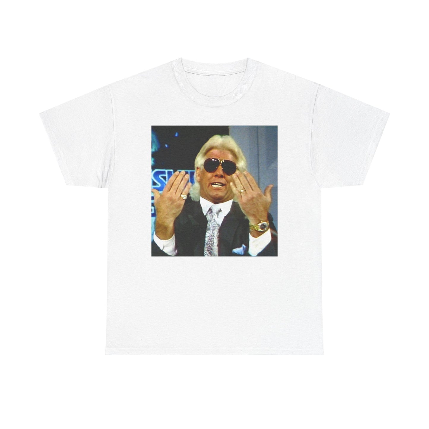 Ric Flair Funny Vintage Wrestling Graphic T Shirt Unisex Heavy Cotton Tee