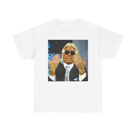Ric Flair Funny Vintage Wrestling Graphic T Shirt Unisex Heavy Cotton Tee