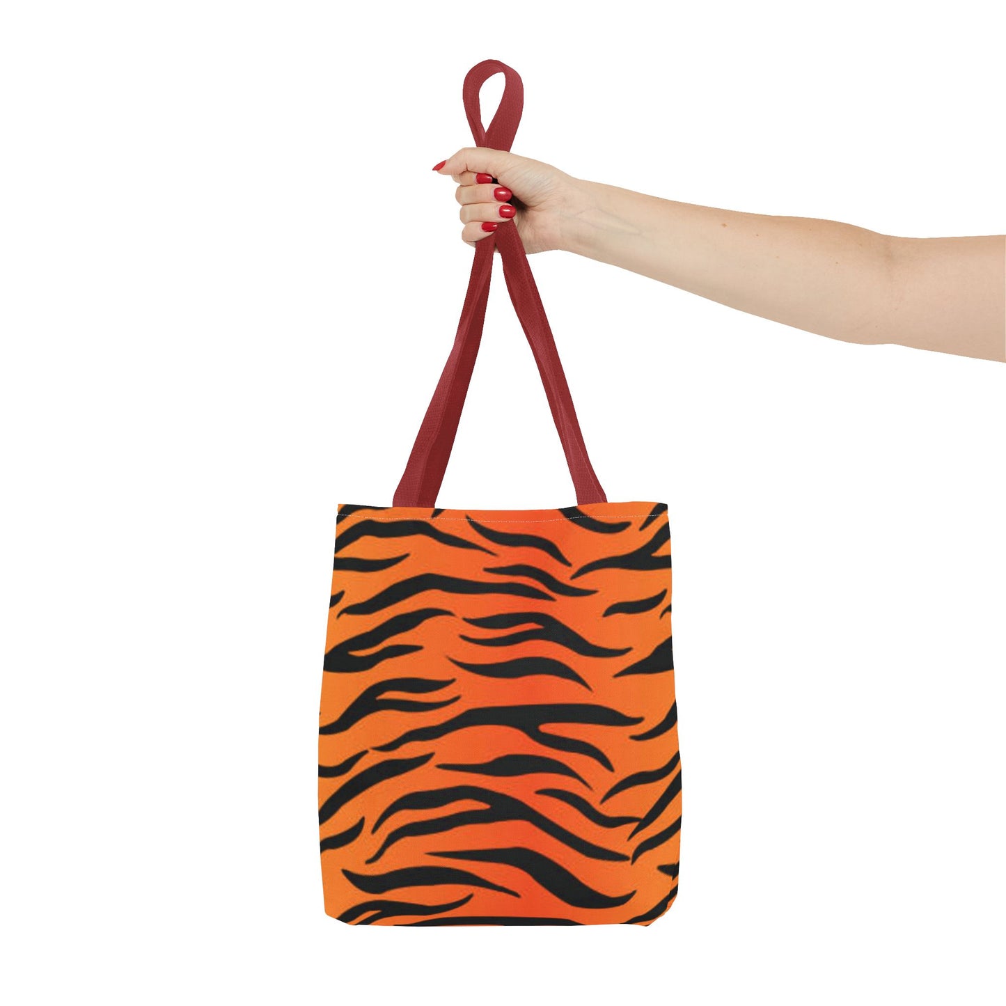 Orange Zebra Print Multi Color BRAND NEW MODERN Tote Bag (AOP)
