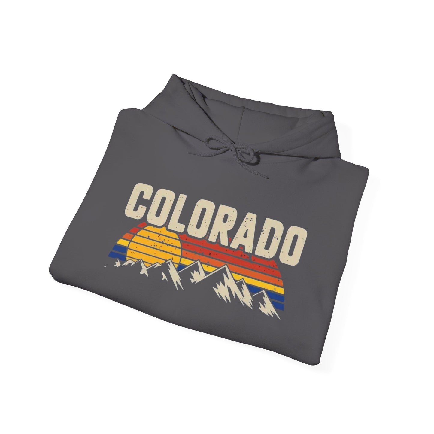 Colorado Rocky Mountains Graphic Hoodie Unisex Heavy Blend™ Hooded Sweatshirt