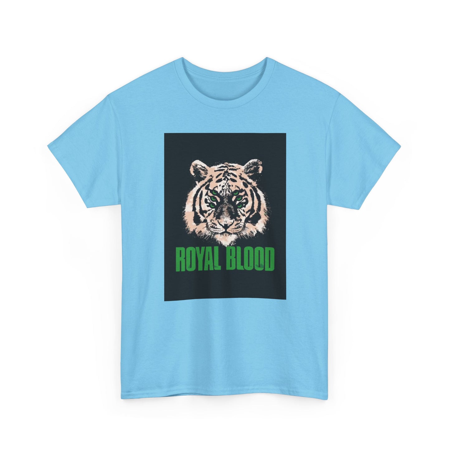 Royal Blood Tshirt Rock band Graphic Tiger Unisex Heavy Cotton Tee Vintage art